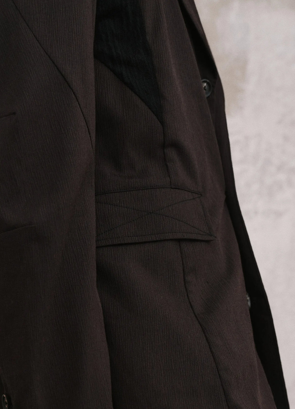 Coarse Panel Blazer