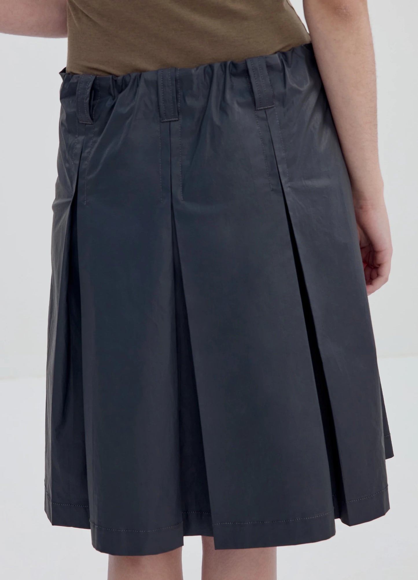Coated A Line Skirt