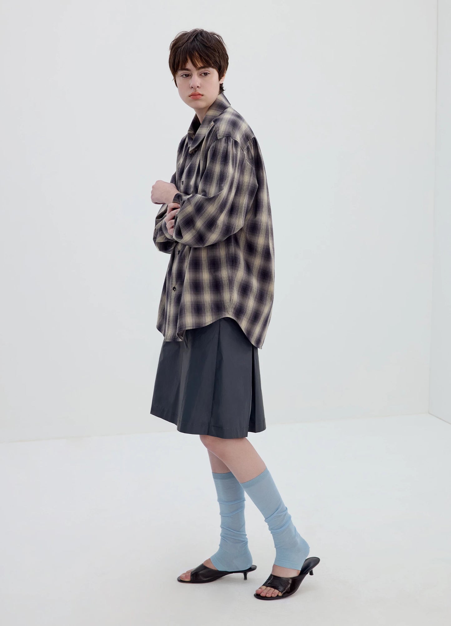 Coated A Line Skirt
