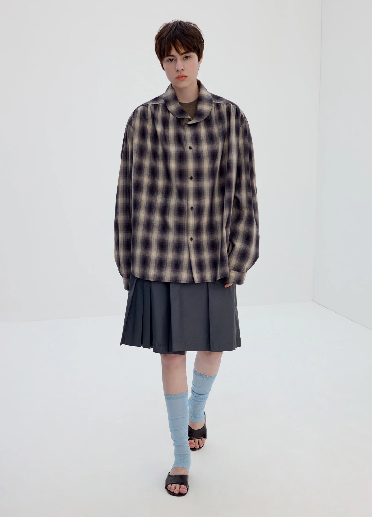 Coated A Line Skirt