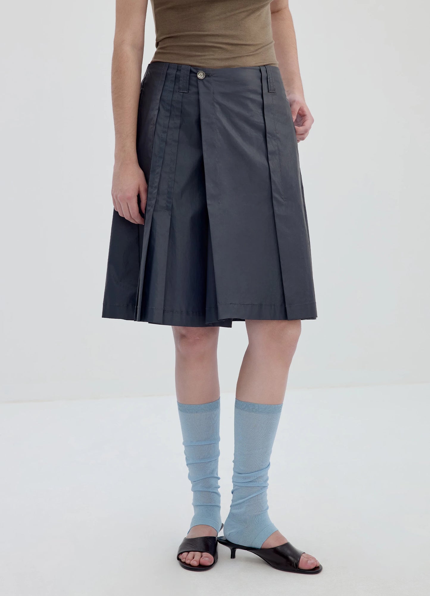 Coated A Line Skirt
