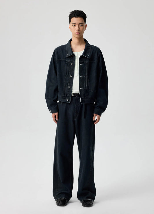 Coated Wide Denims