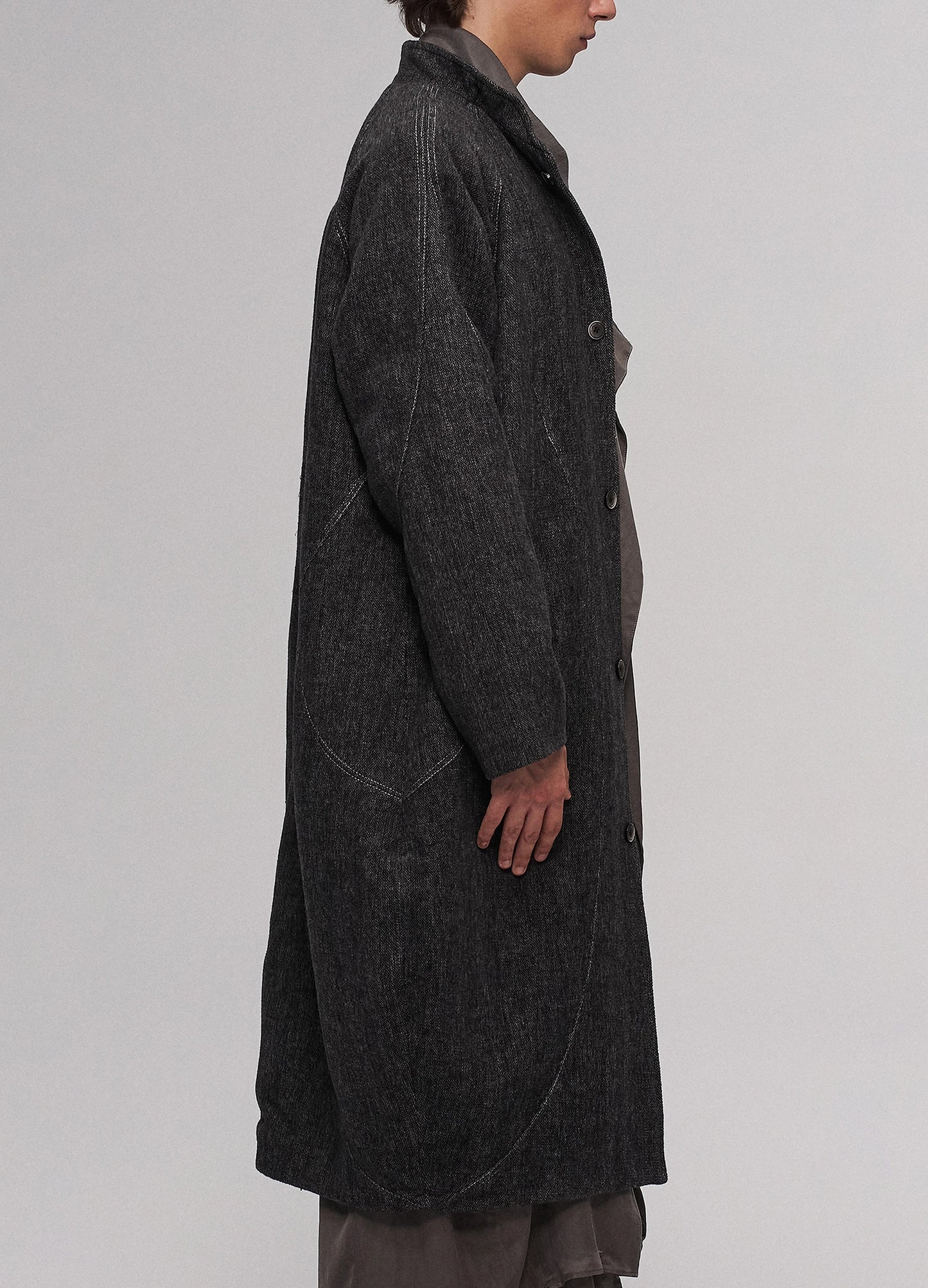 Cocoon Collar Coat
