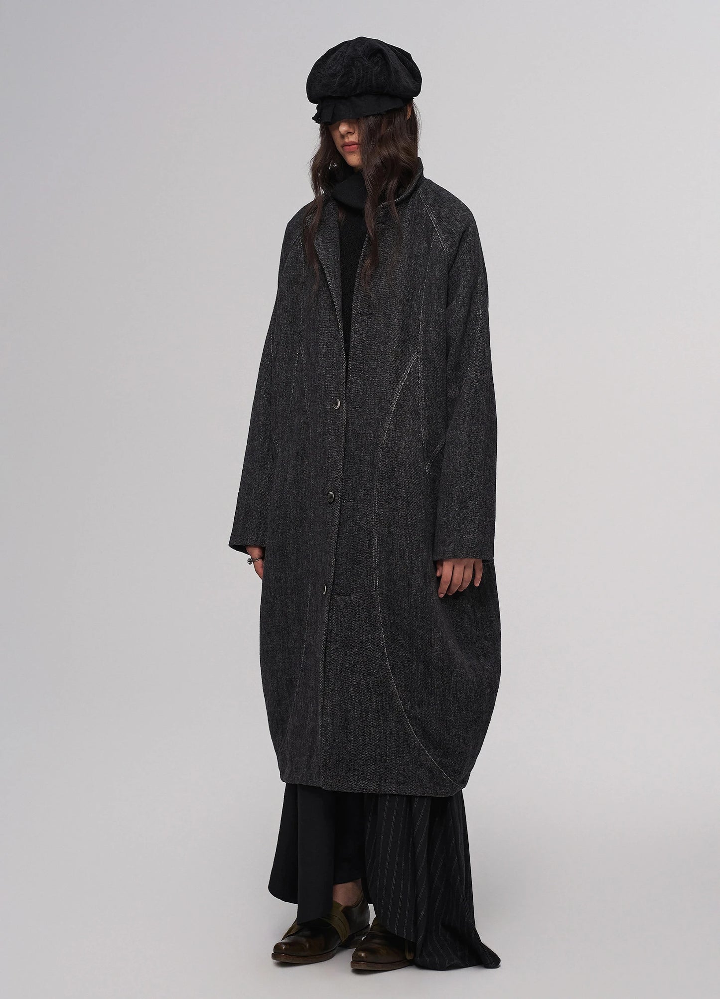 Cocoon Collar Coat