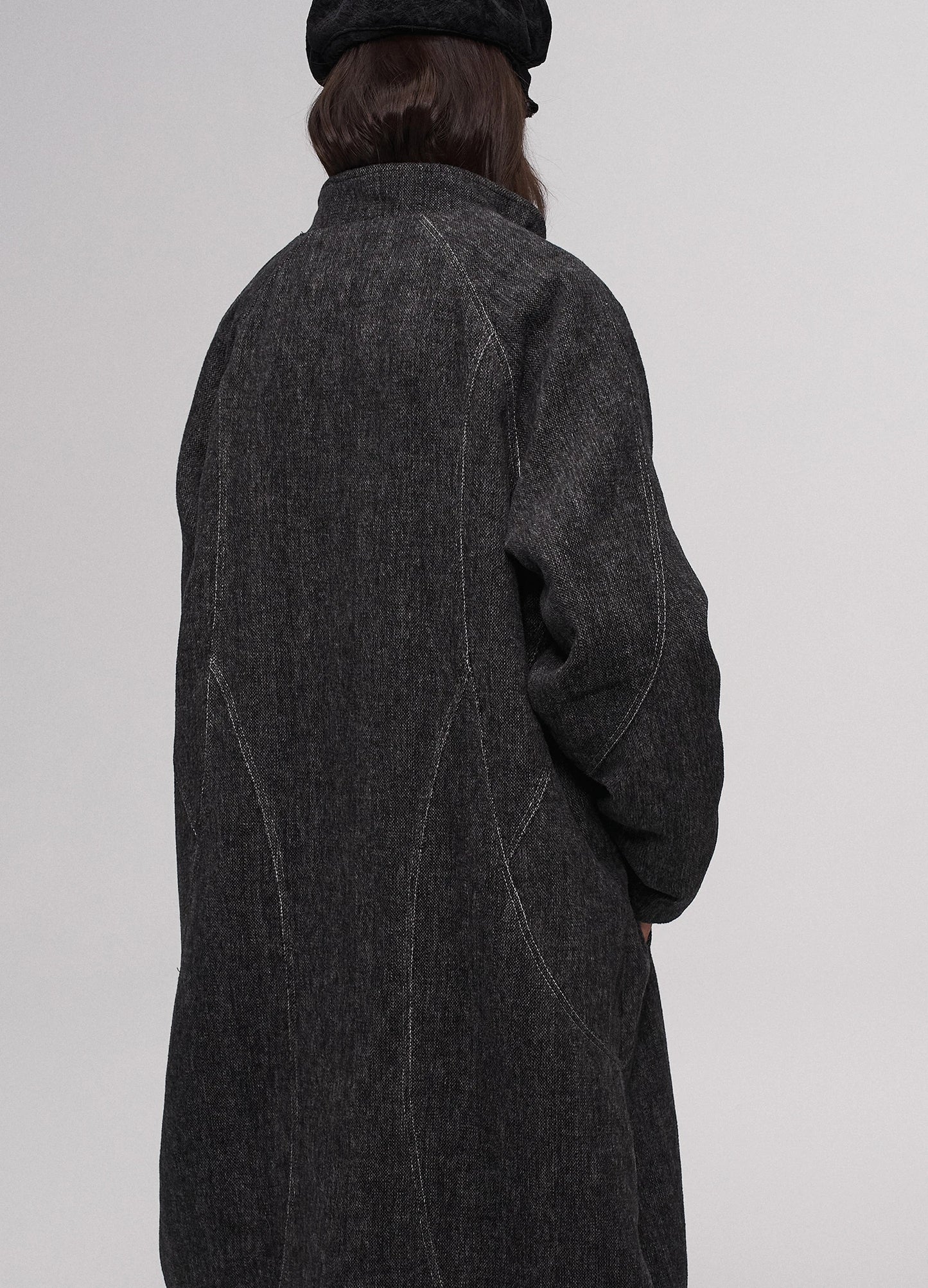 Cocoon Collar Coat