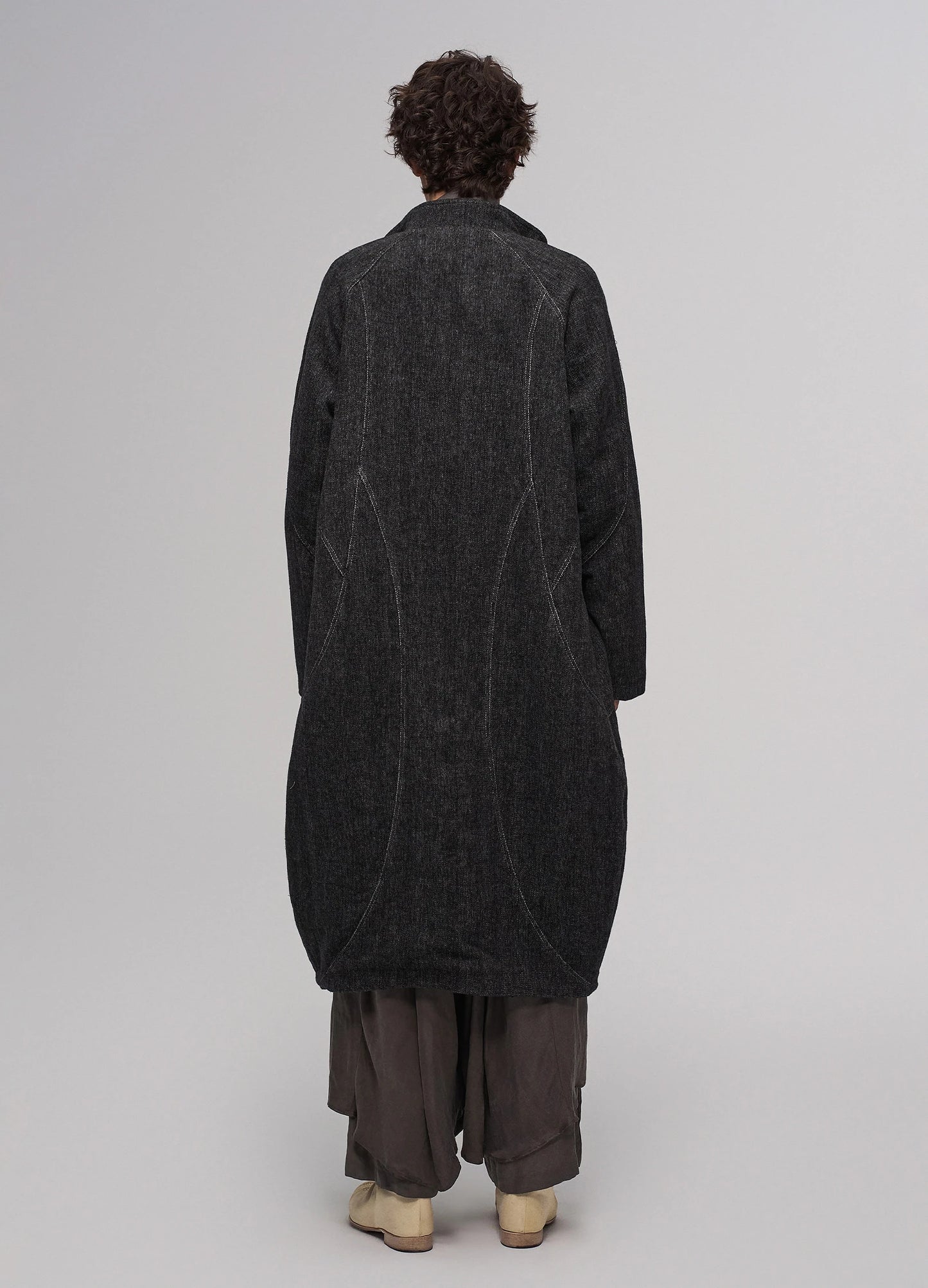 Cocoon Collar Coat