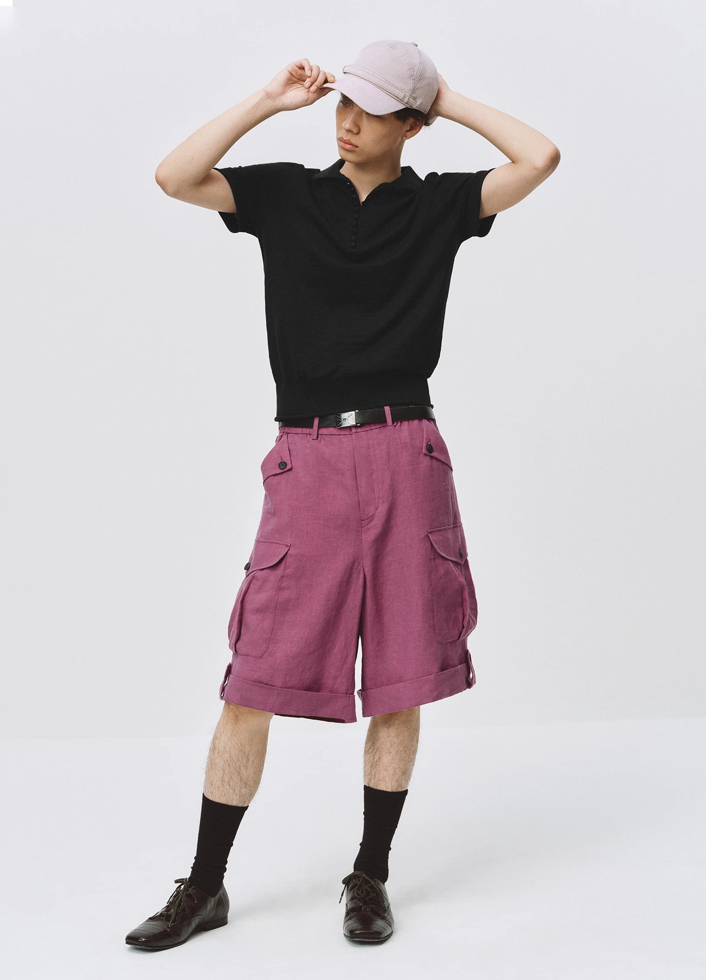 Contrast Knitted Polo