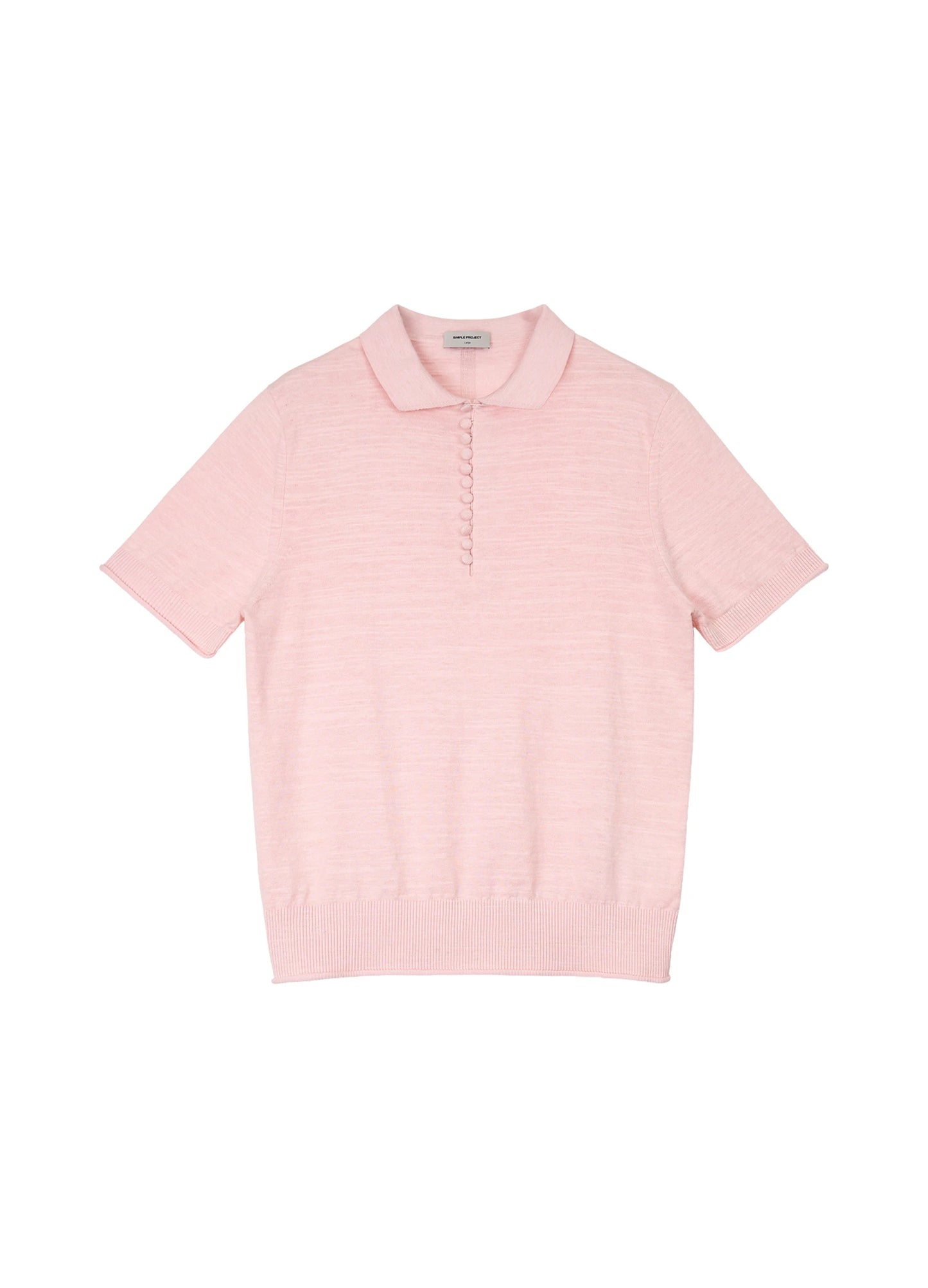 Contrast Knitted Polo