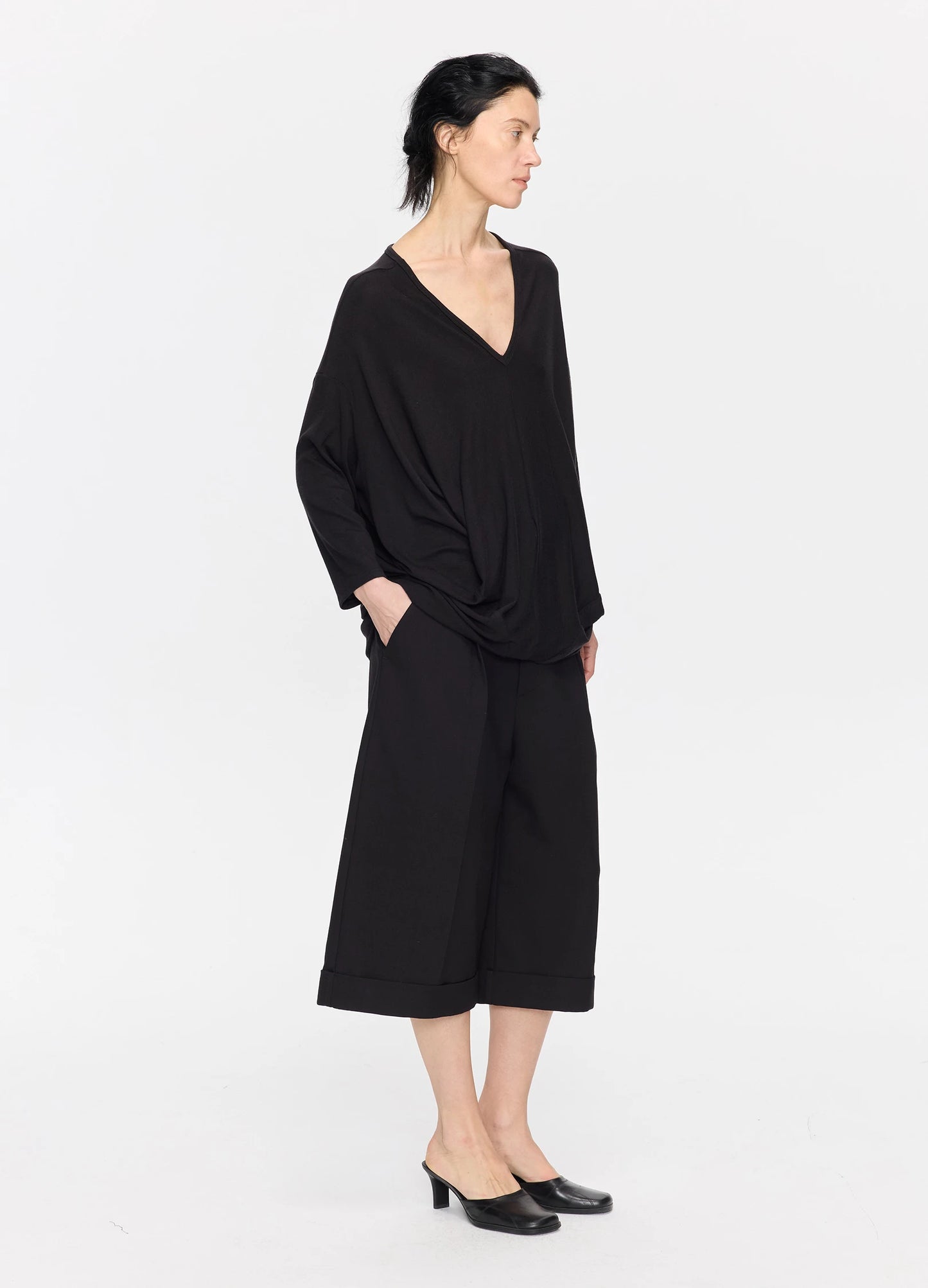 Cropped Tailored Trousers