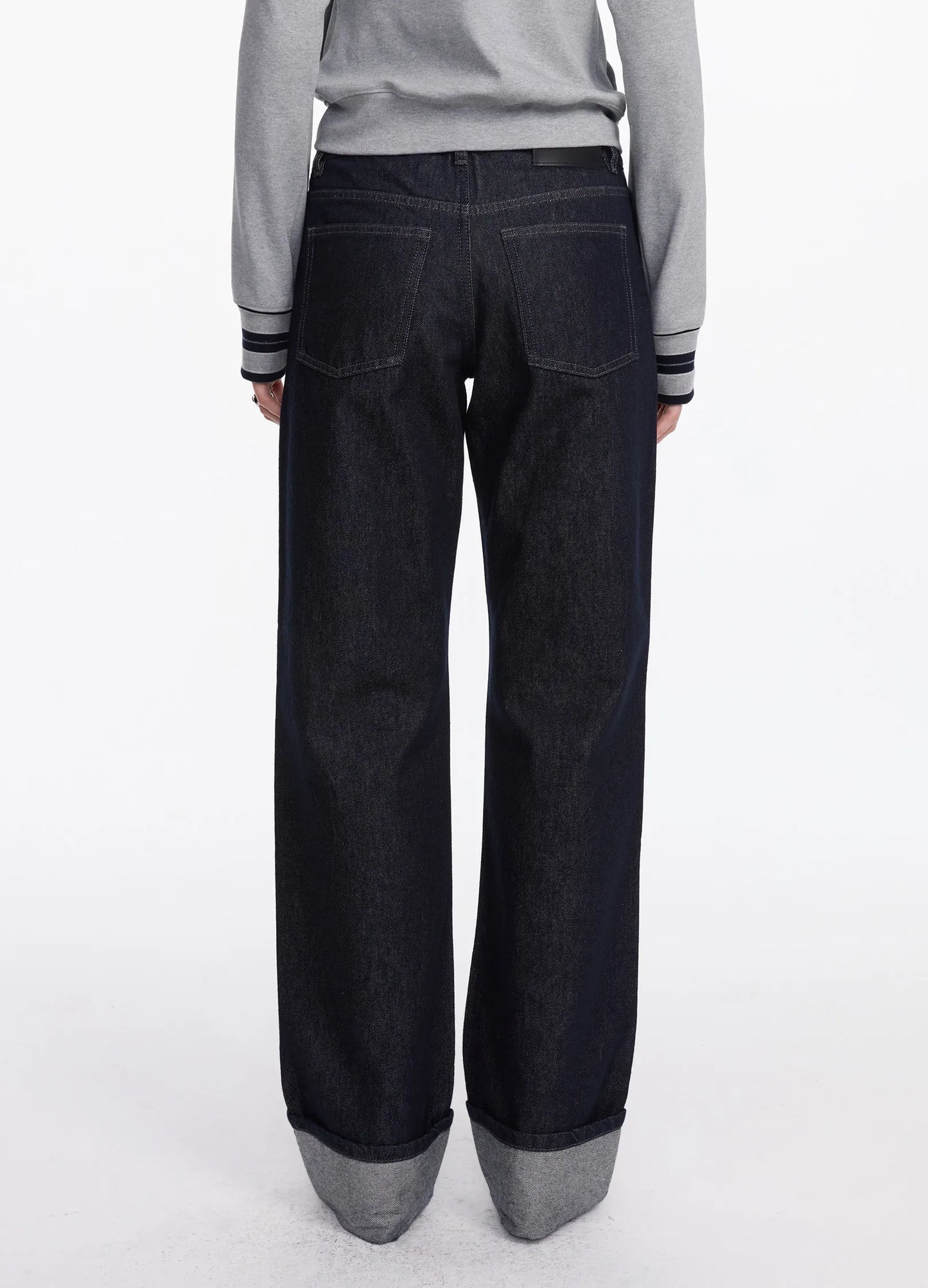 Cuffed Raw Denims
