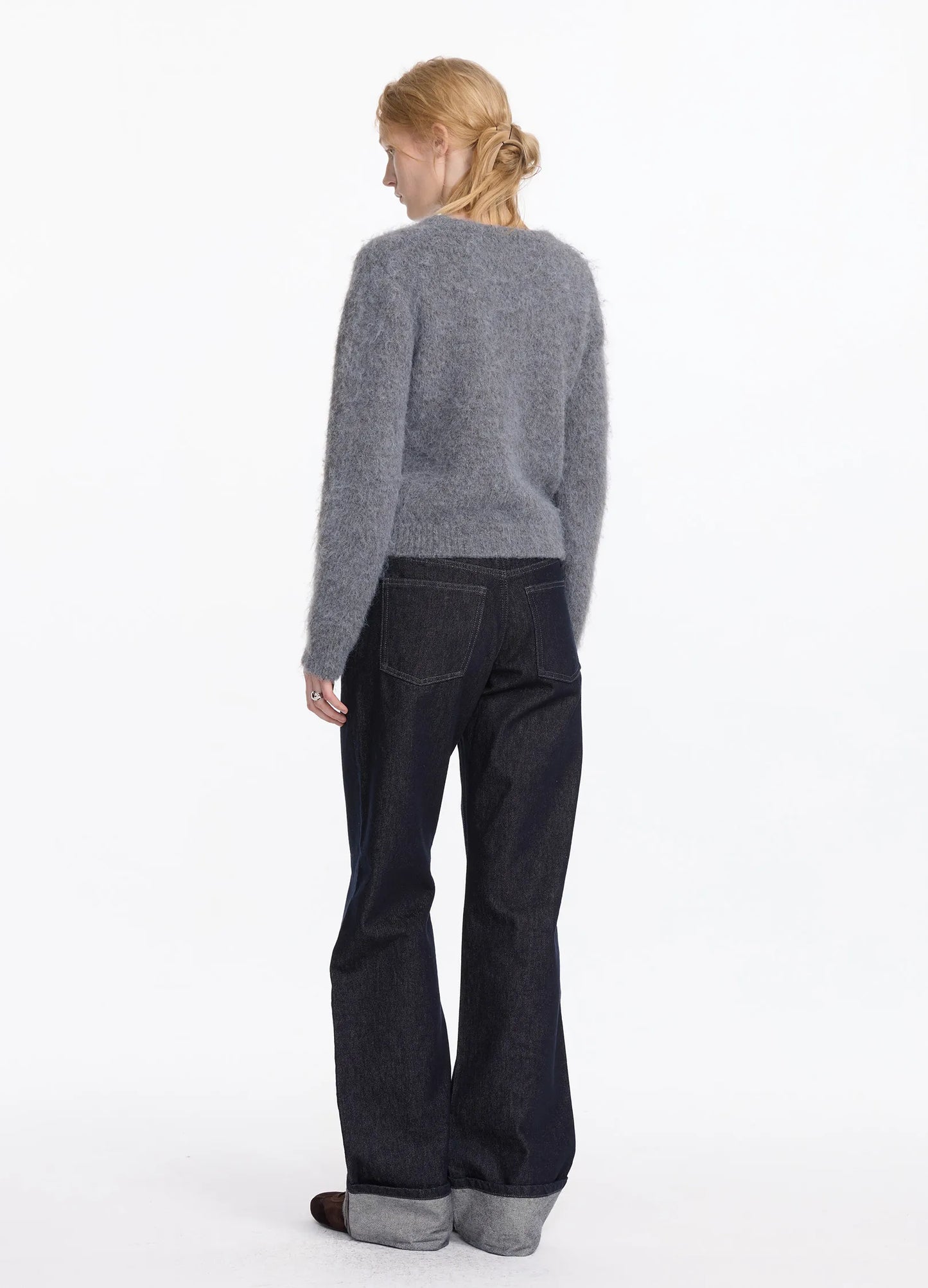 Cuffed Raw Denims