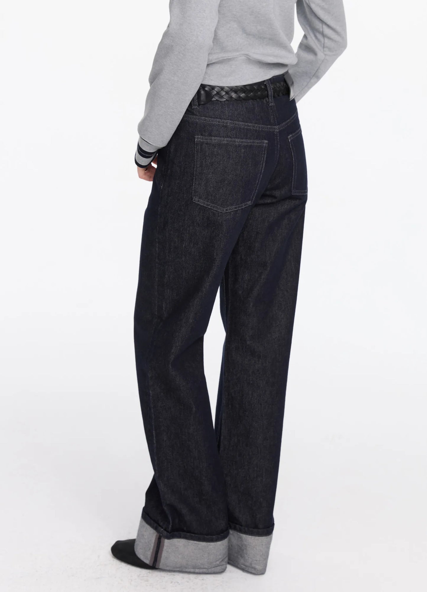 Cuffed Raw Denims