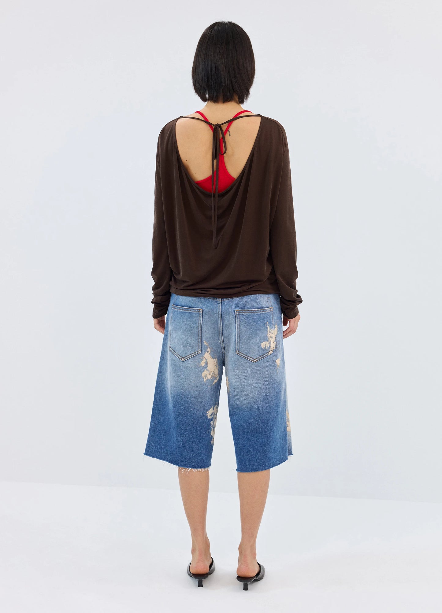 Cupro Tie Tee