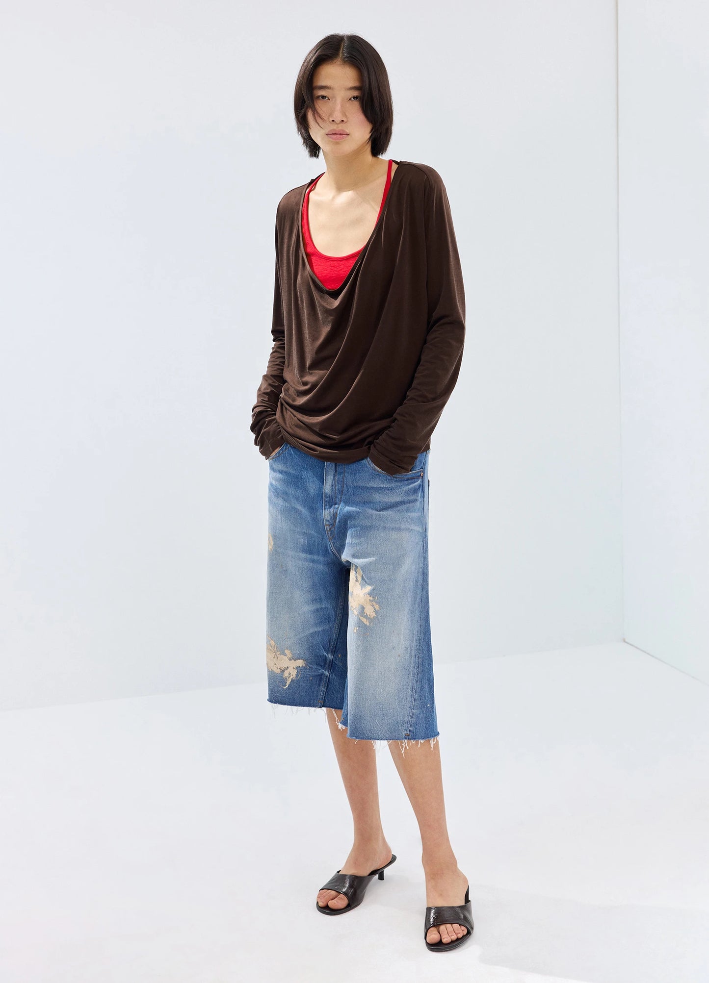 Cupro Tie Tee