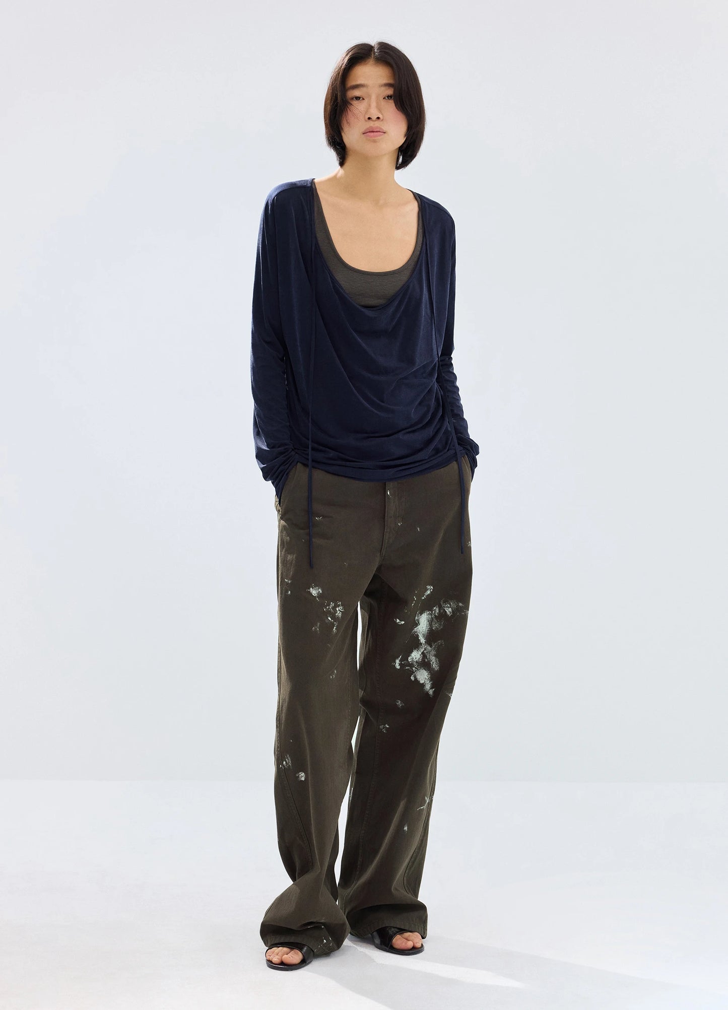 Cupro Tie Tee