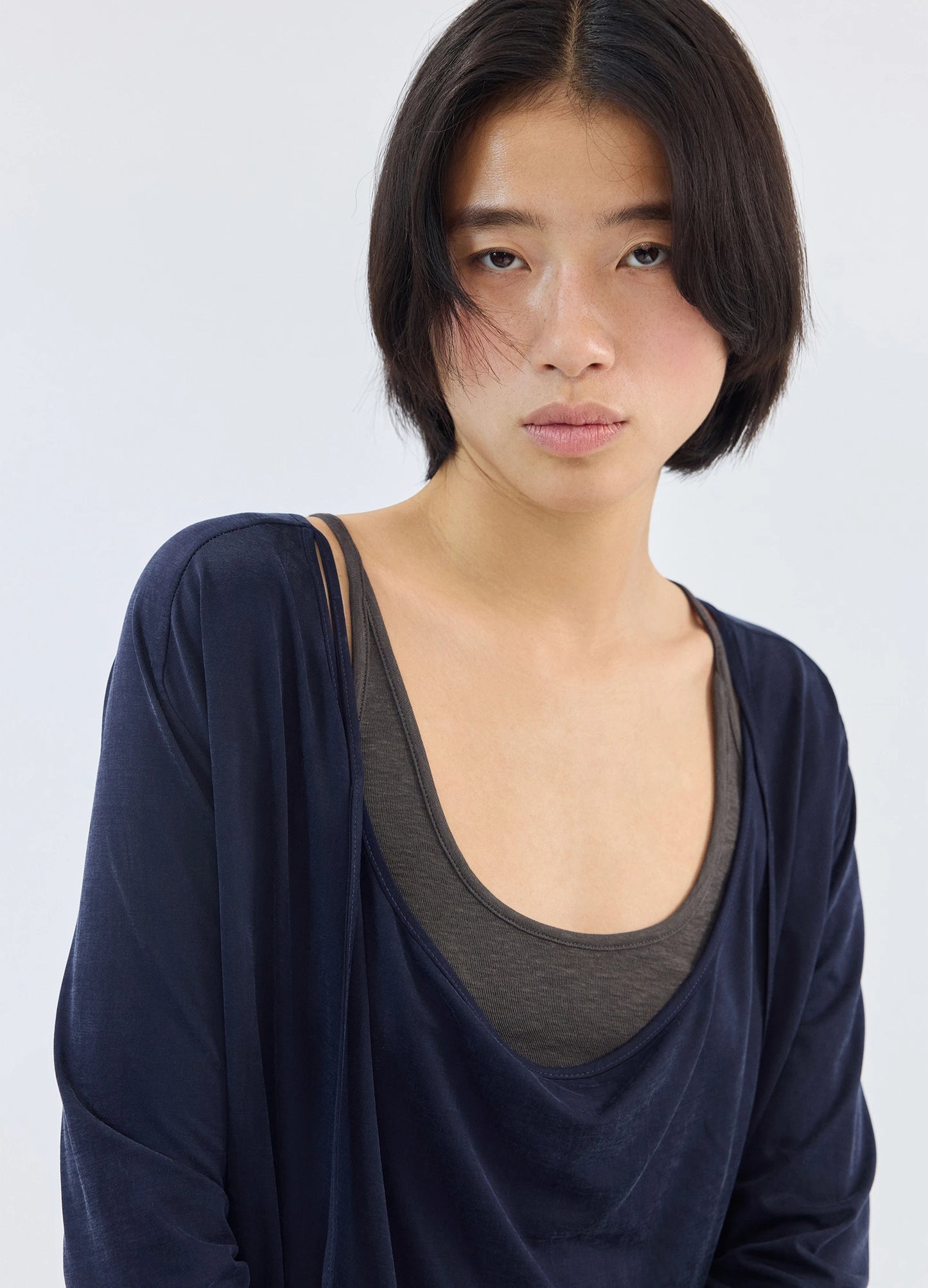 Cupro Tie Tee