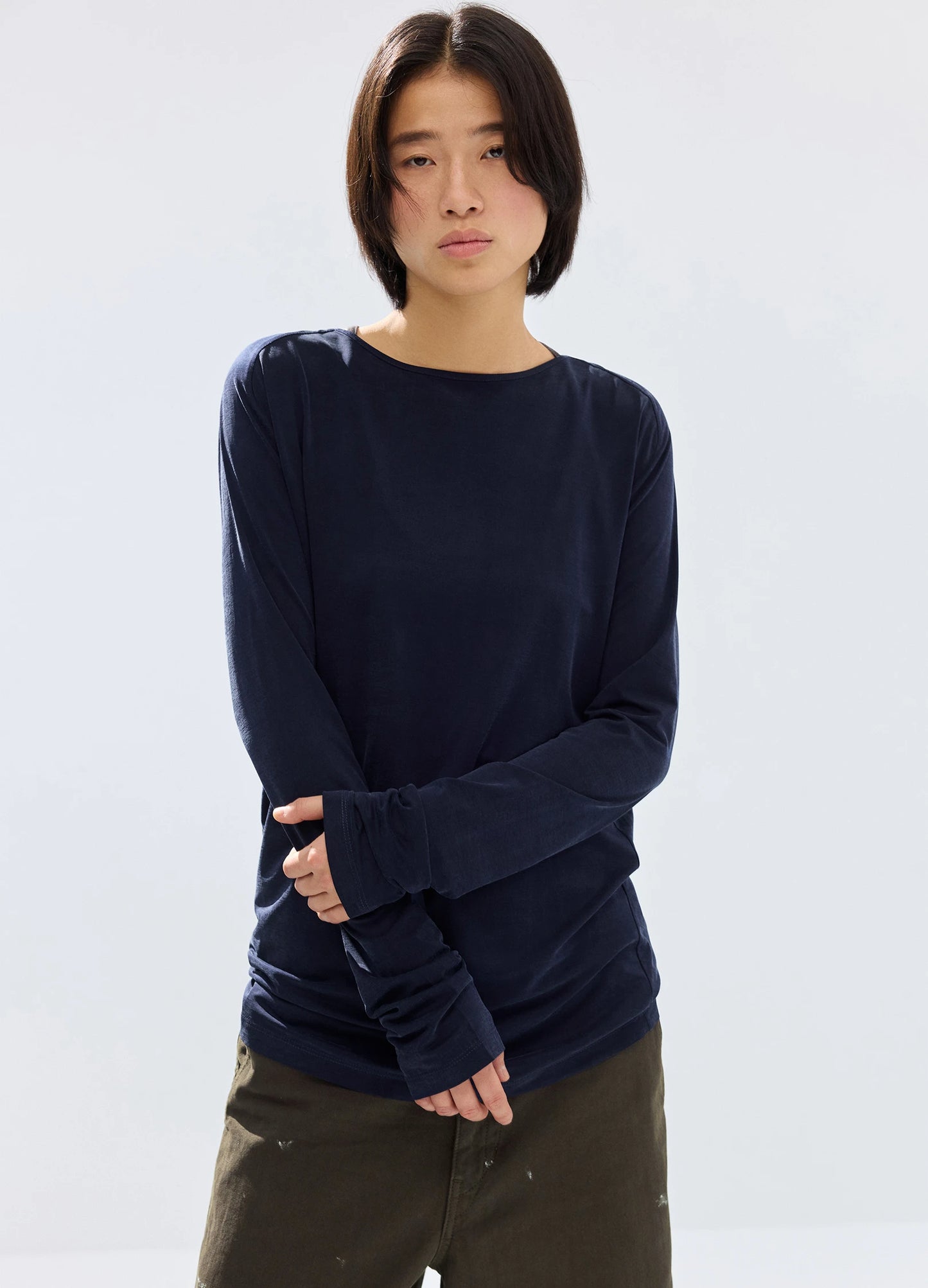 Cupro Tie Tee