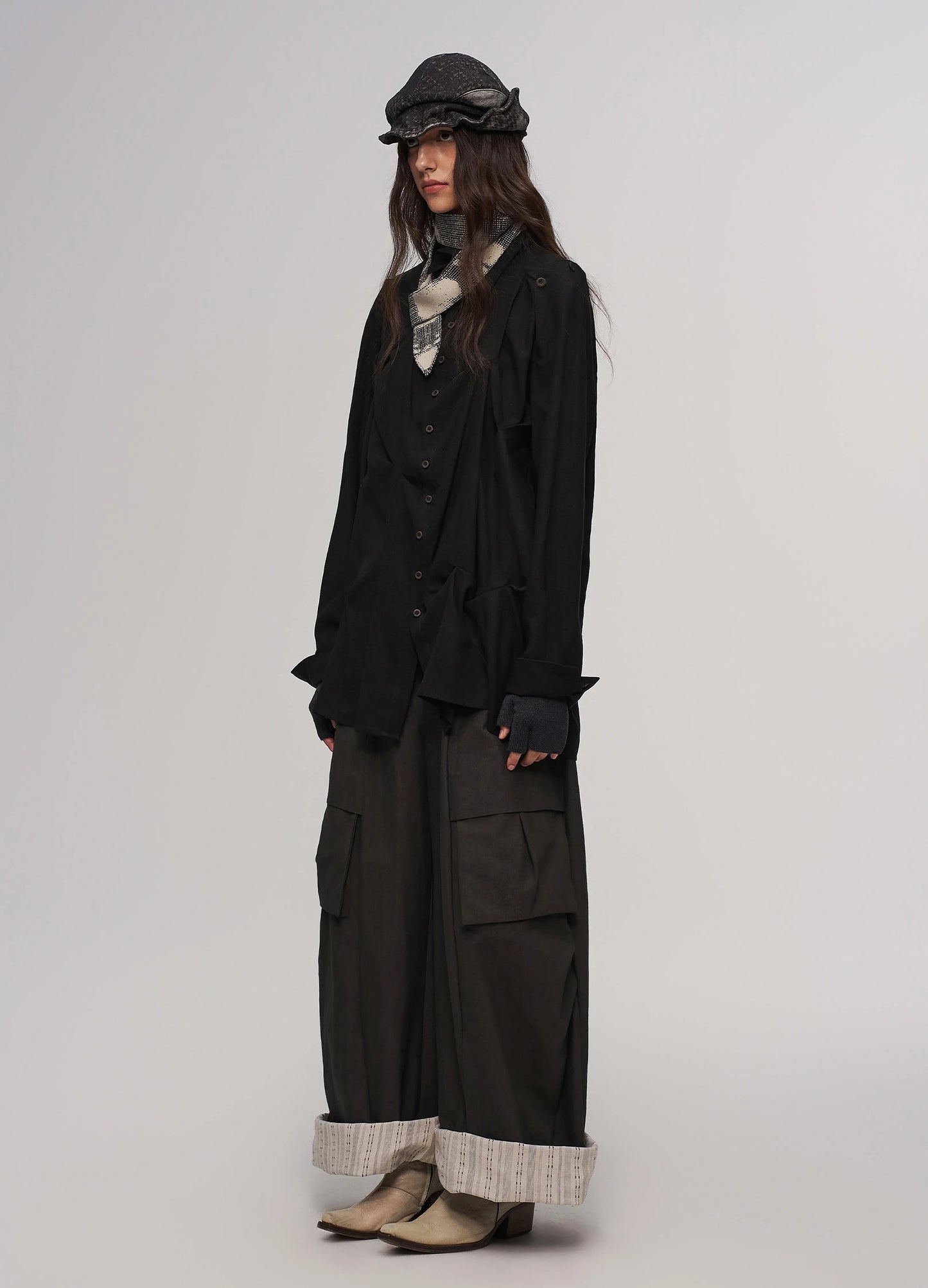 Curve Panel Trousers