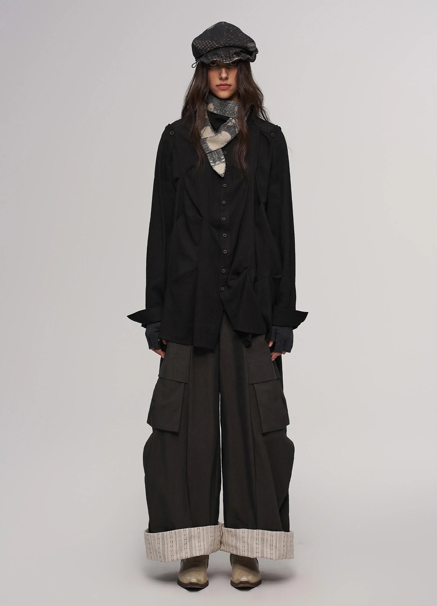 Curve Panel Trousers