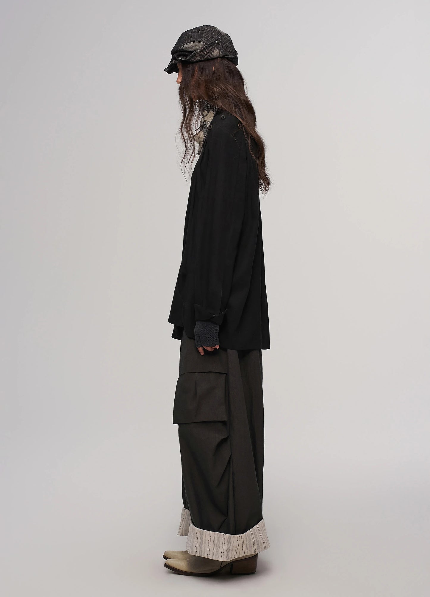 Curve Panel Trousers