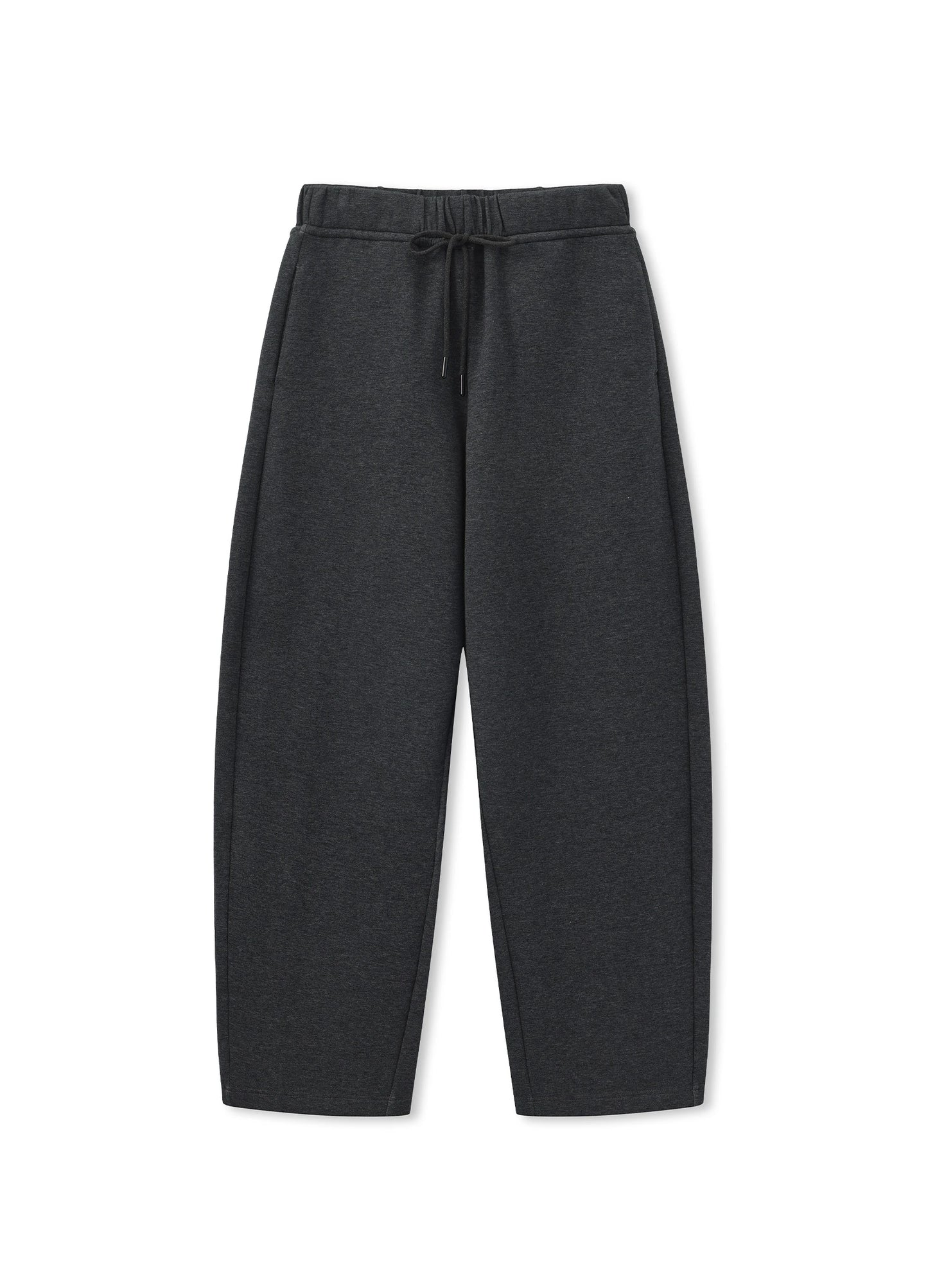 Curved Cotton Sweatpants