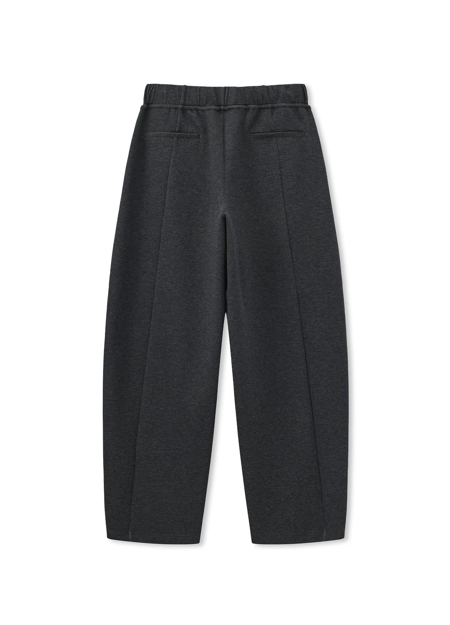 Curved Cotton Sweatpants