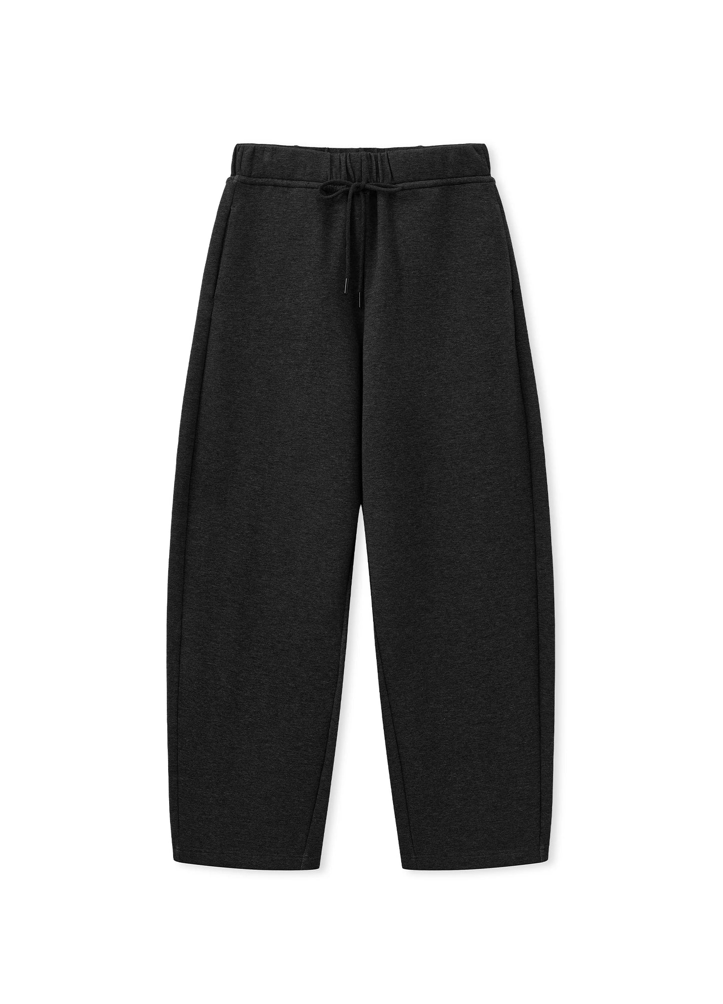 Curved Cotton Sweatpants