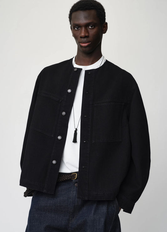 Curved Denim Jacket