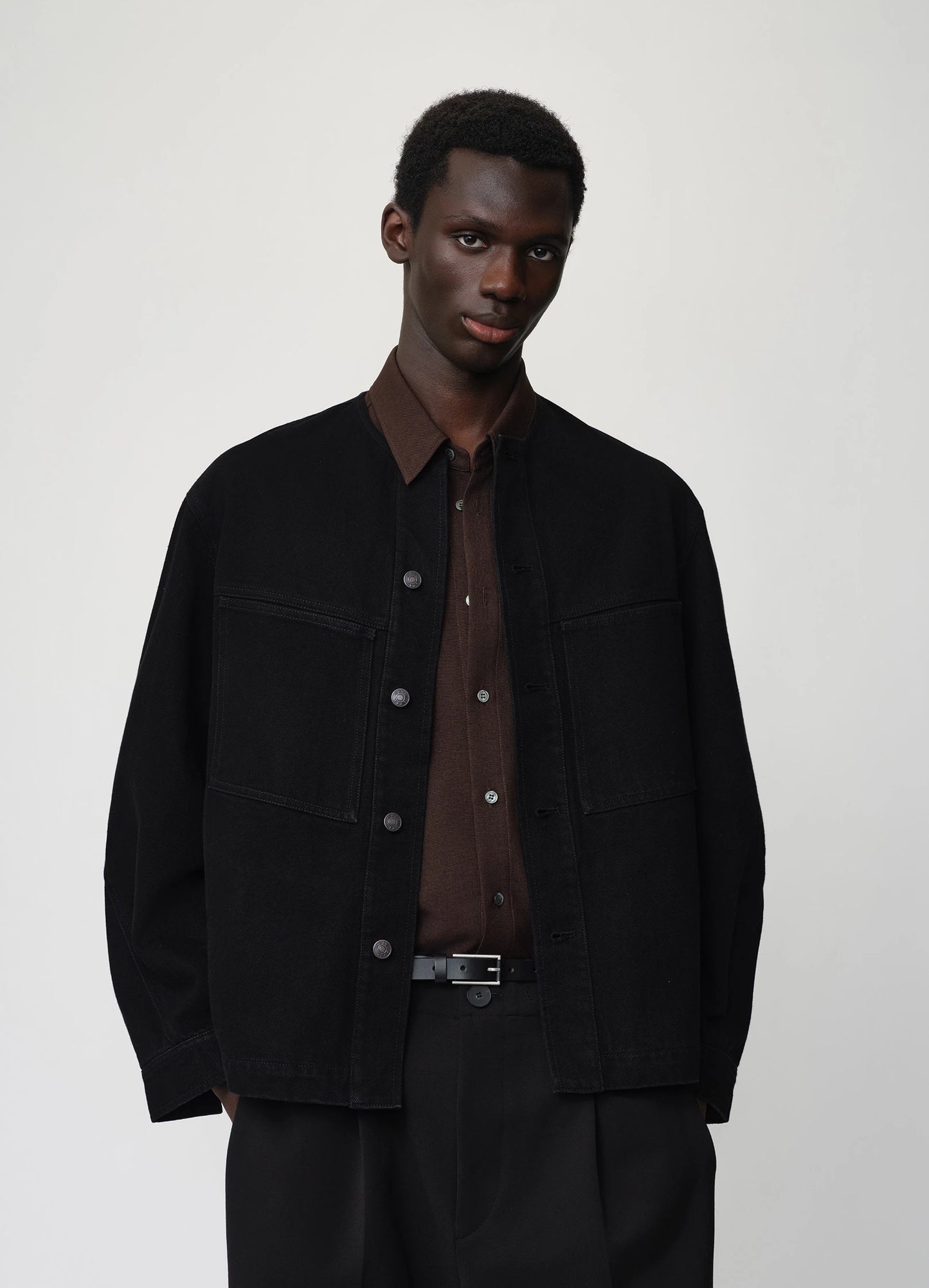 Curved Denim Jacket