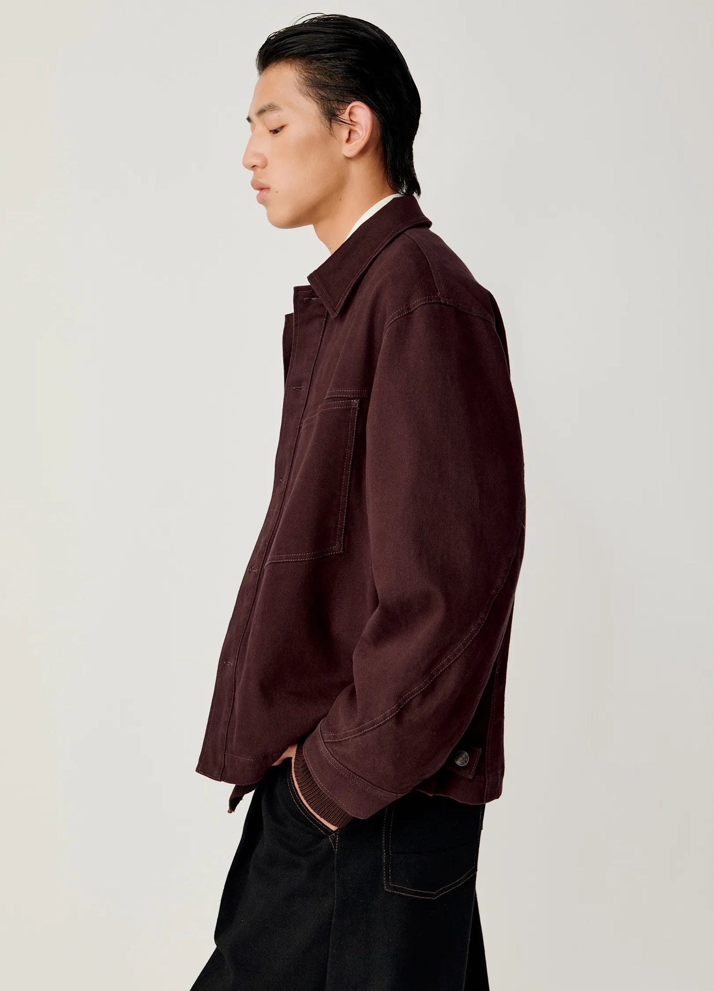 Curved Lapel Jacket