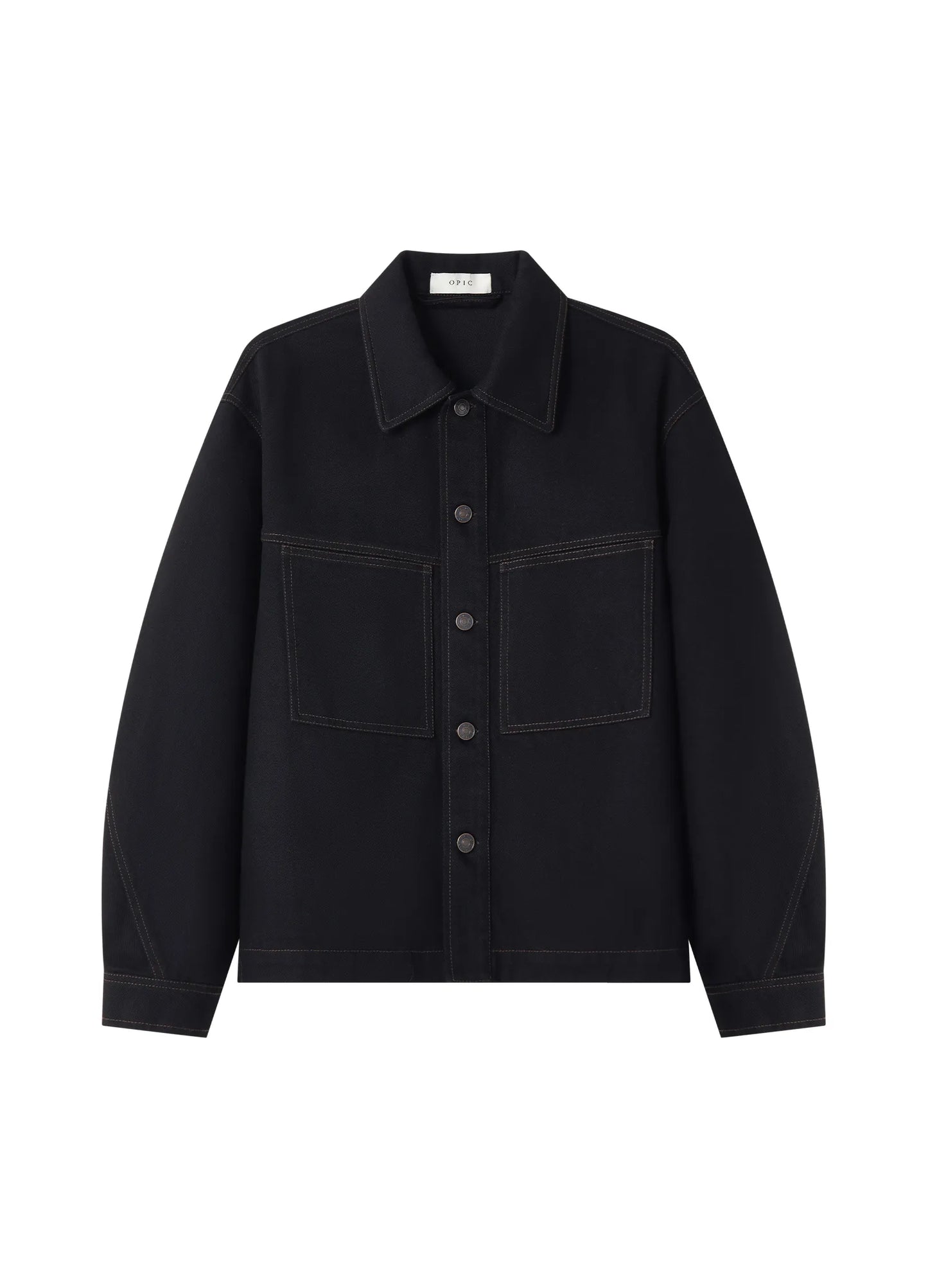 Curved Lapel Jacket