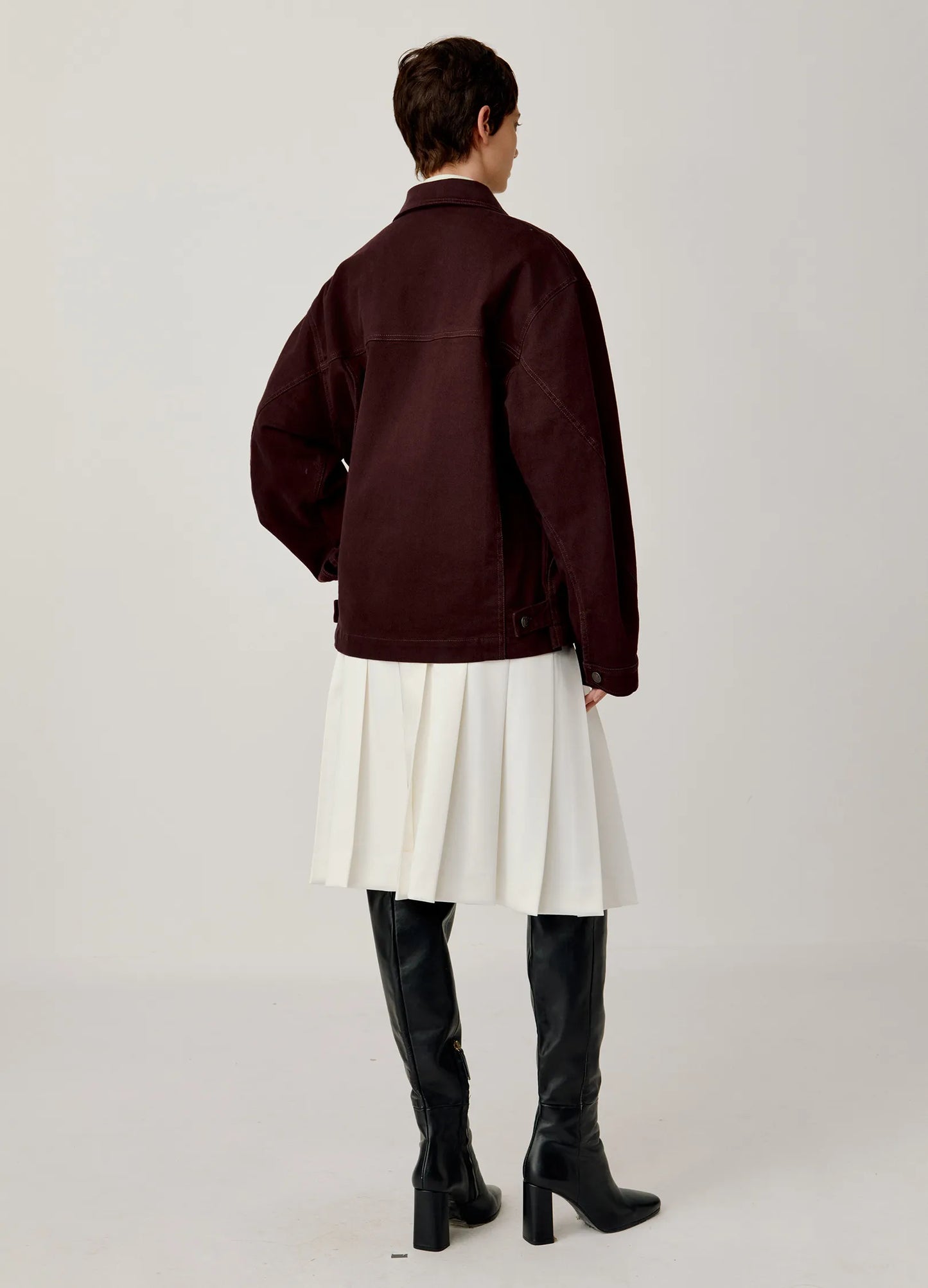 Curved Lapel Jacket