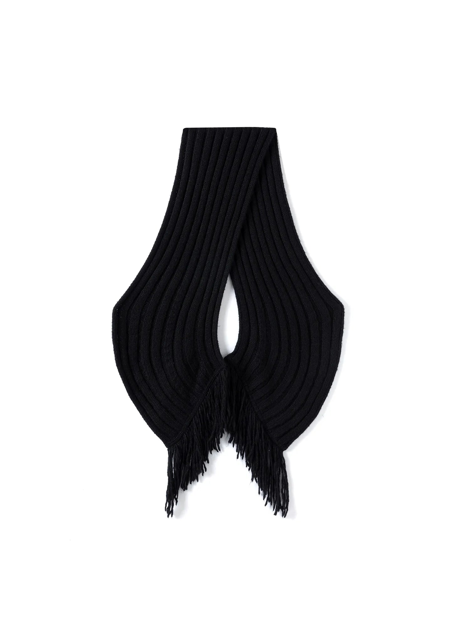 Curved Wool Scarf