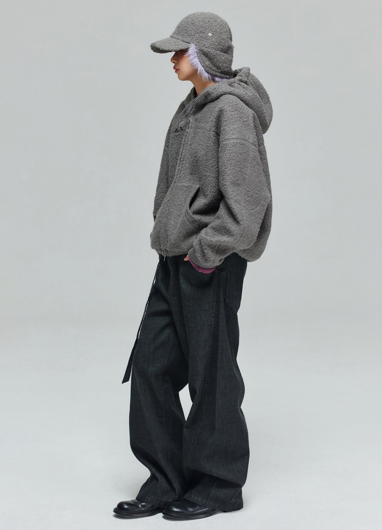 Double Zip Fleece Hooded Jacket – VERSEAS
