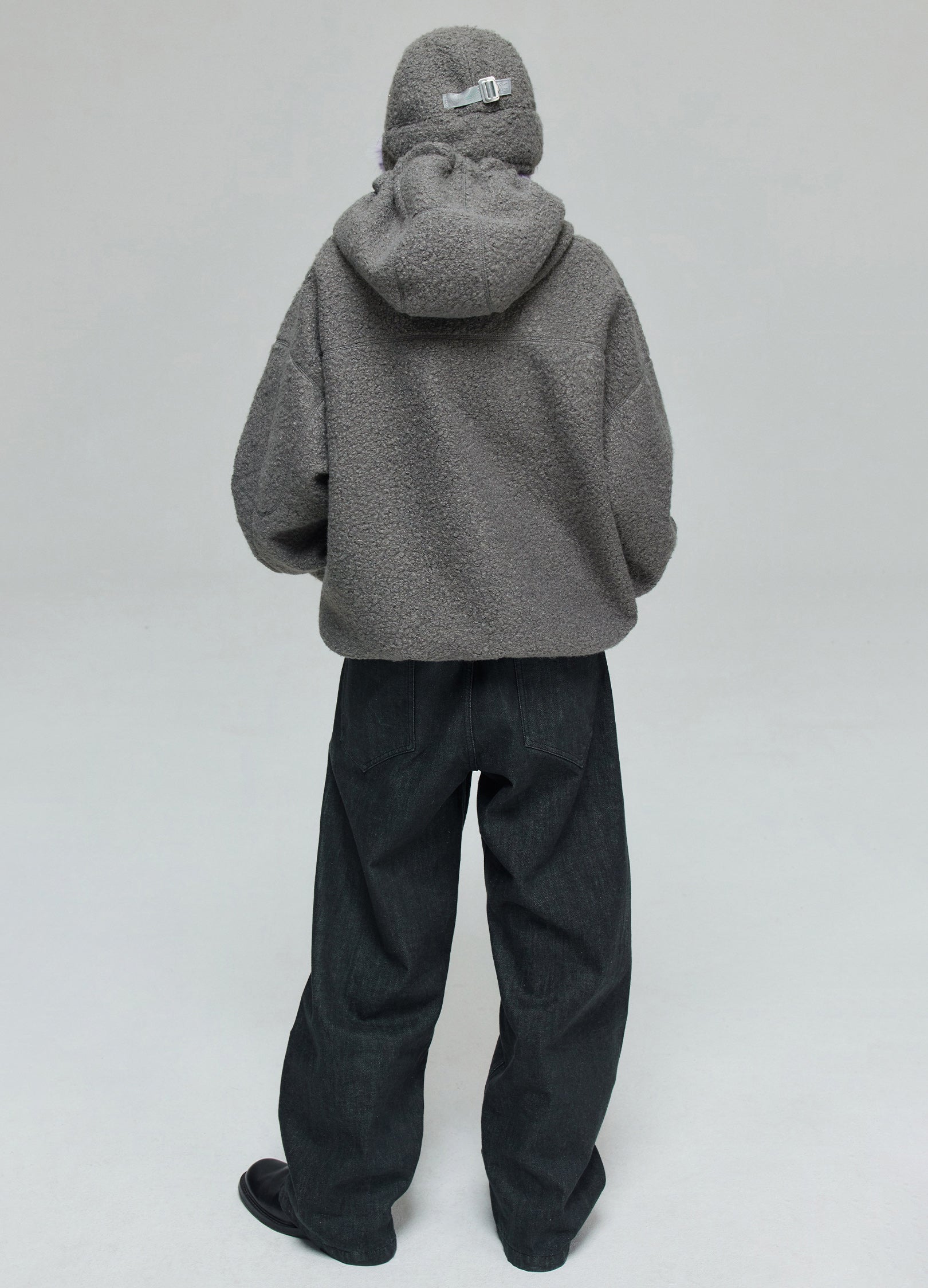 ジャケット・アウター simple project double zip jacket Double Zip Fleece Hooded Jacket – VERSEAS