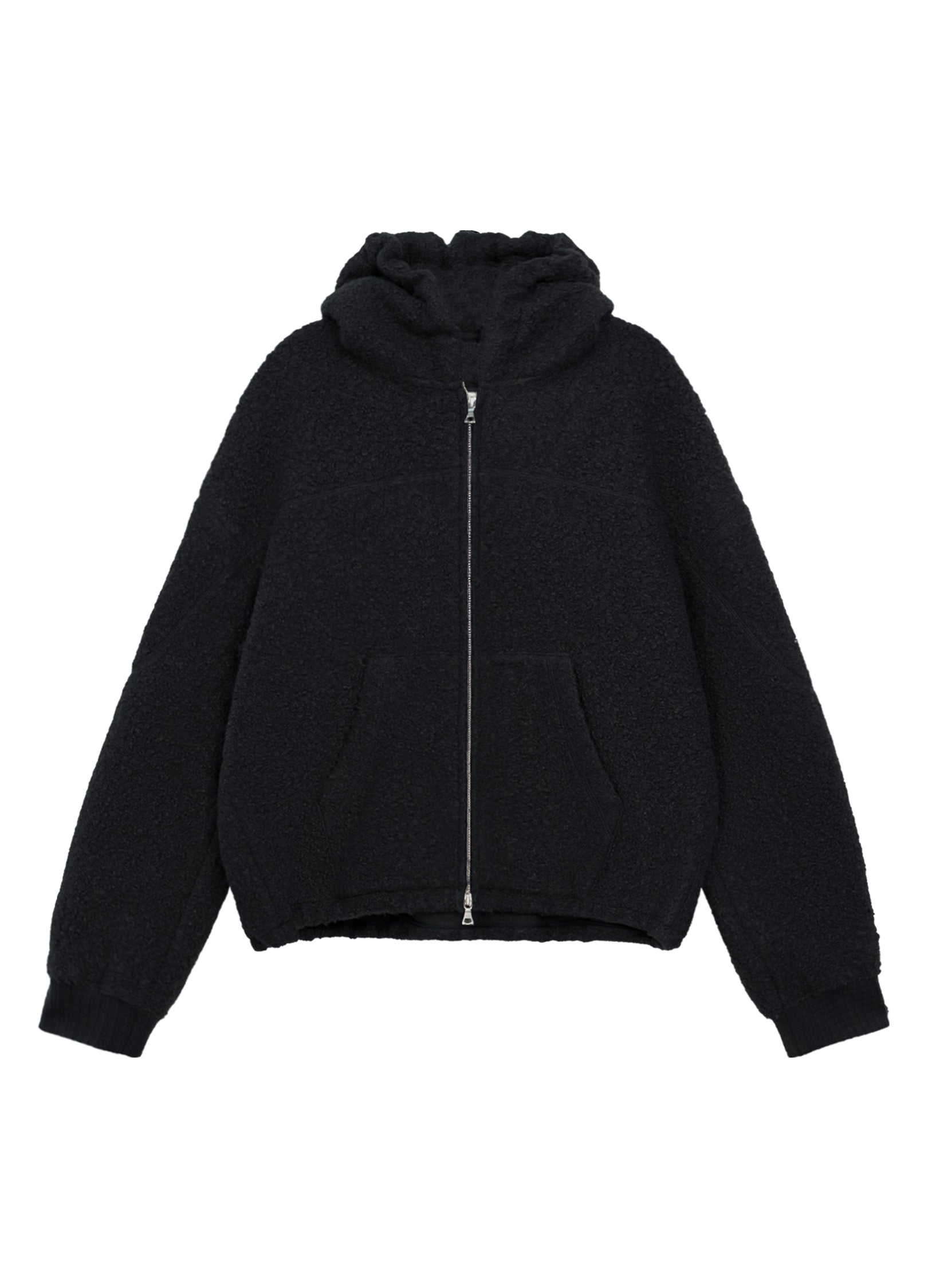 Double Zip Fleece Hooded Jacket – VERSEAS