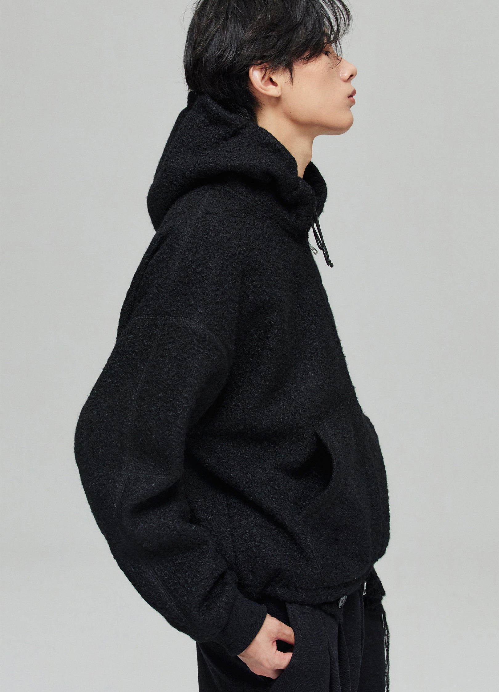 Double Zip Fleece Hooded Jacket – VERSEAS Double Zip Fleece Hooded Jacket – VERSEAS