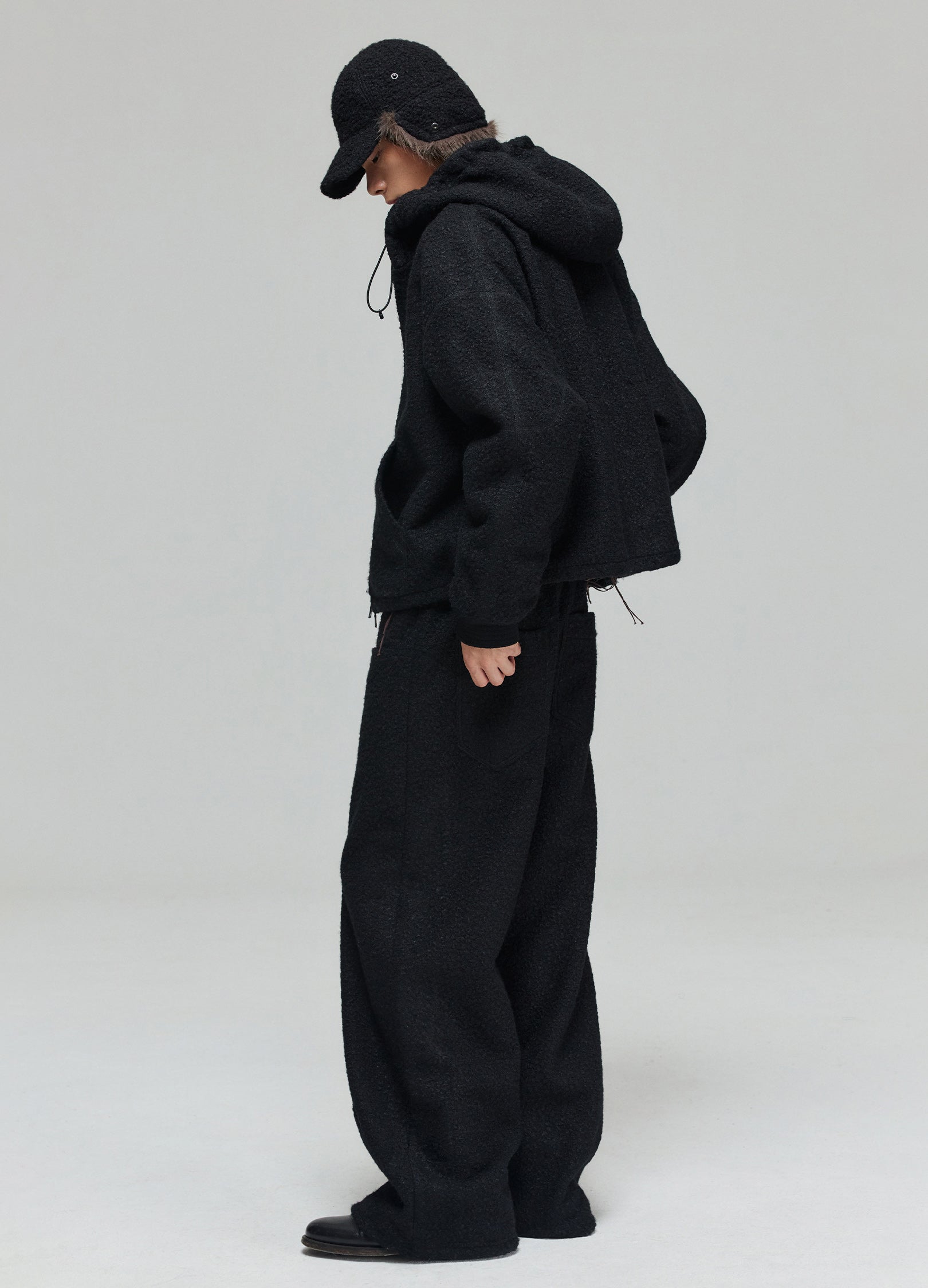 Double Zip Fleece Hooded Jacket – VERSEAS