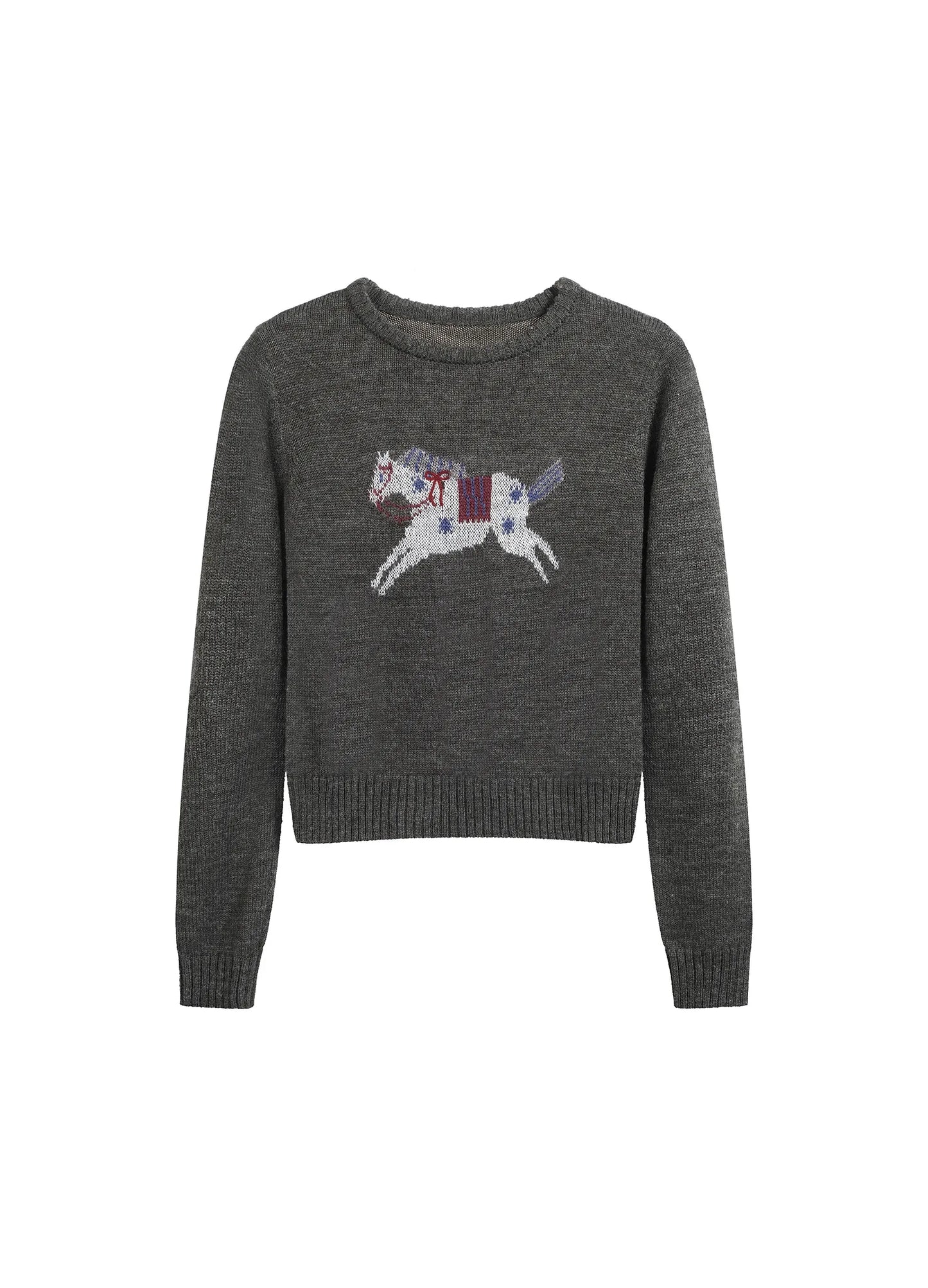 Merino Knit Embroidered Top