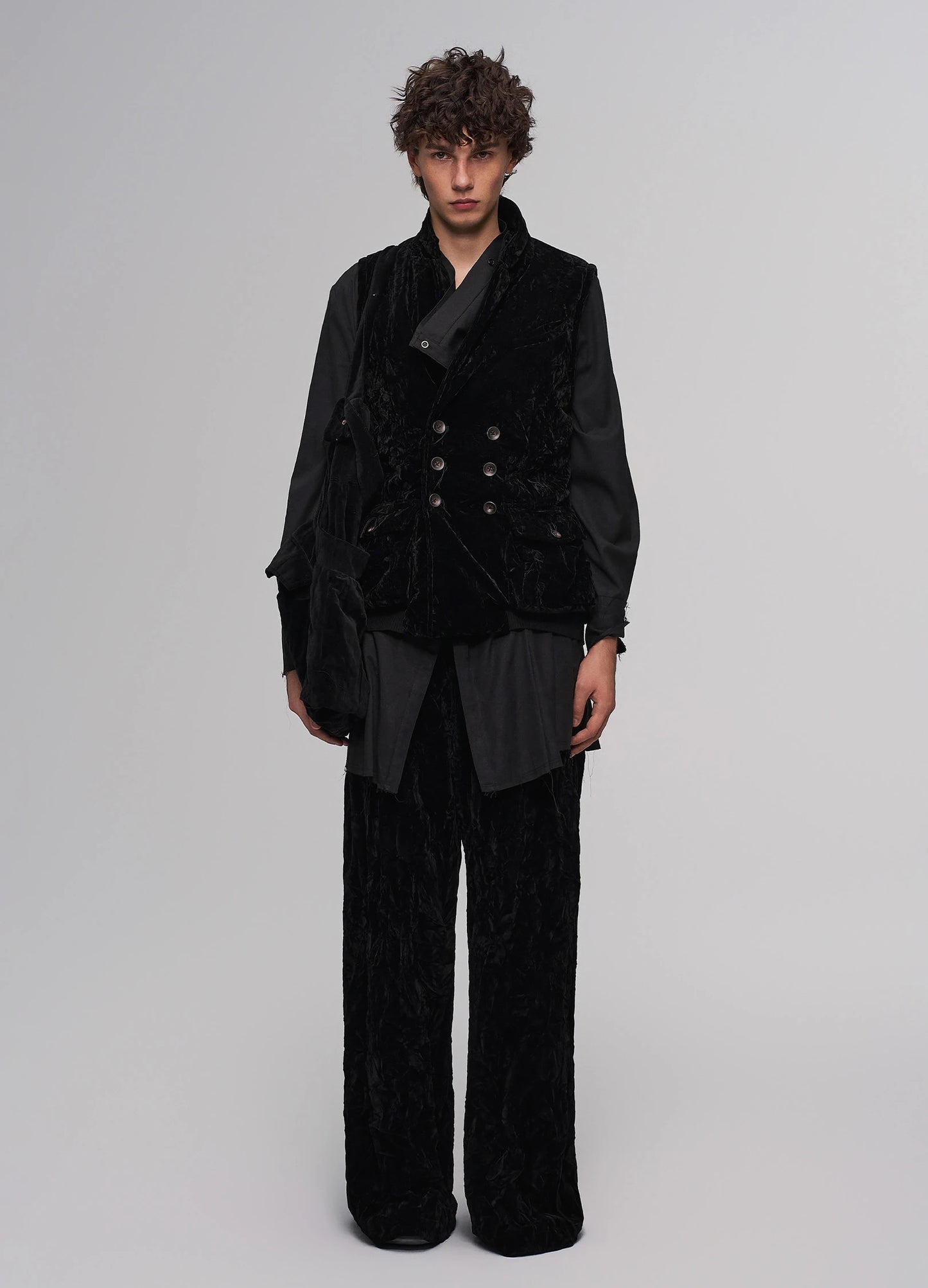 Dark Velvet Trousers