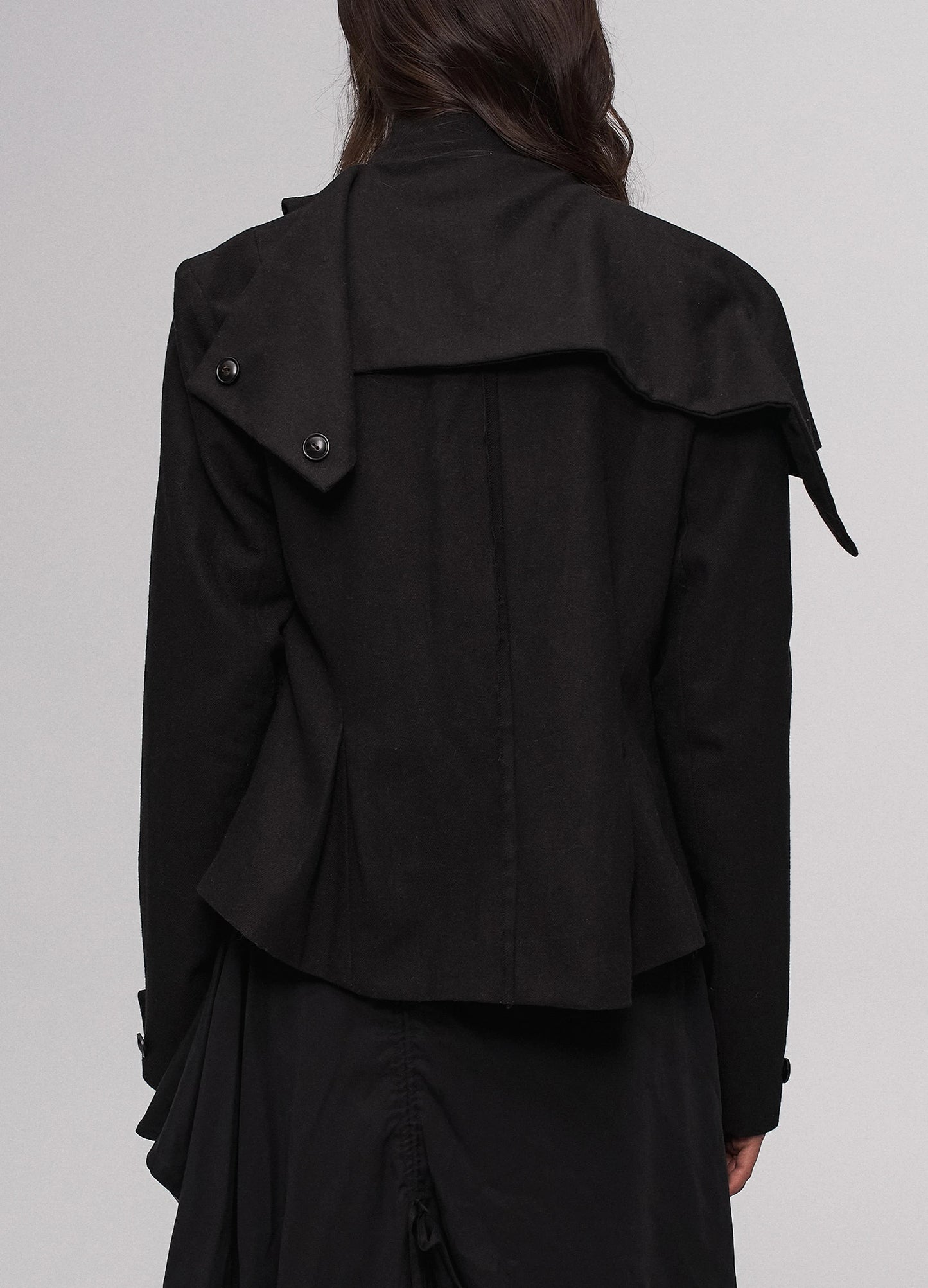 Distressed Collar Jacket