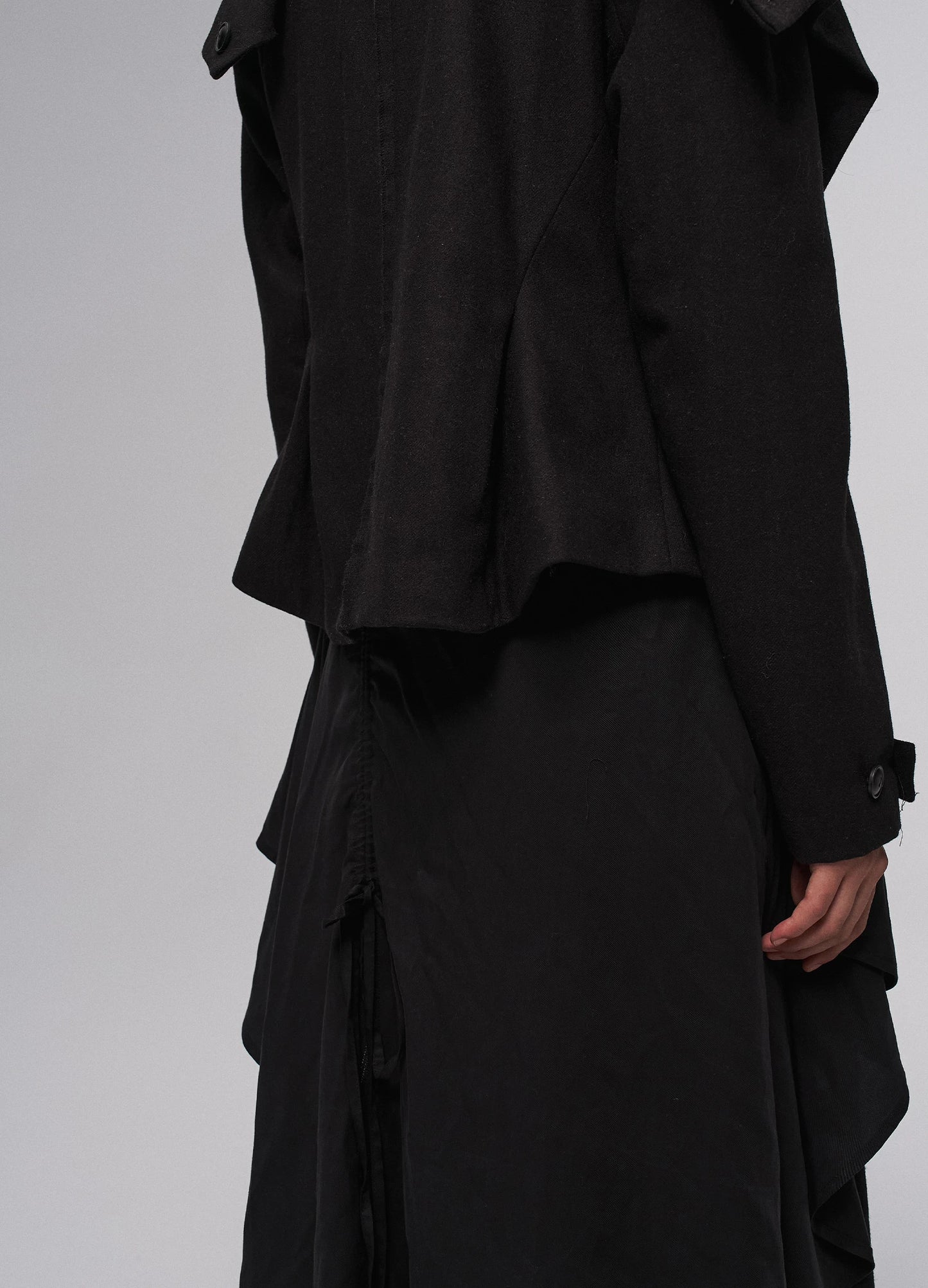 Distressed Collar Jacket