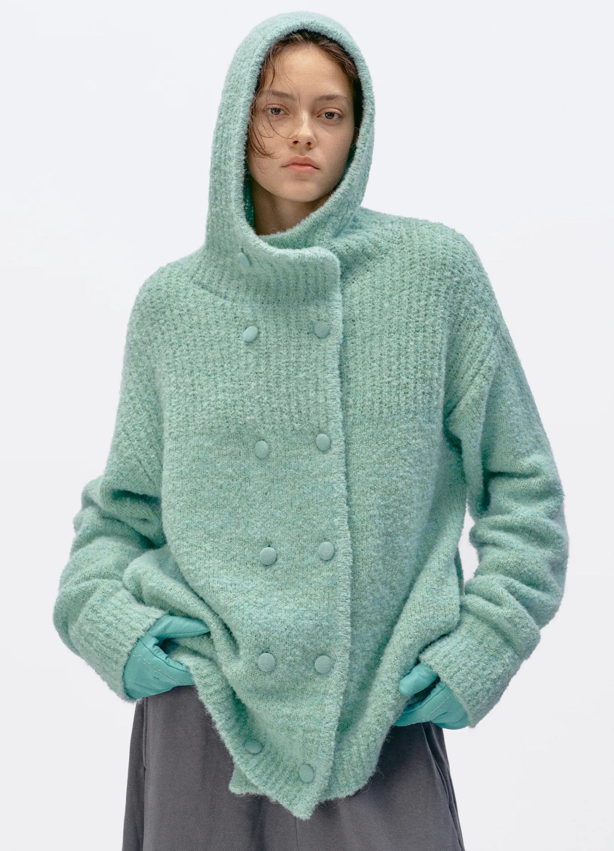 Double-Breasted Cardigan