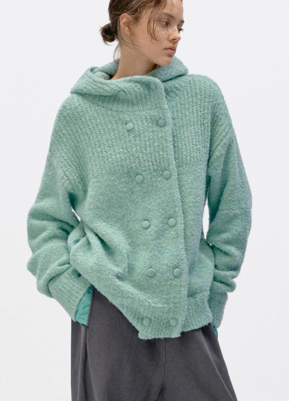 Double-Breasted Cardigan