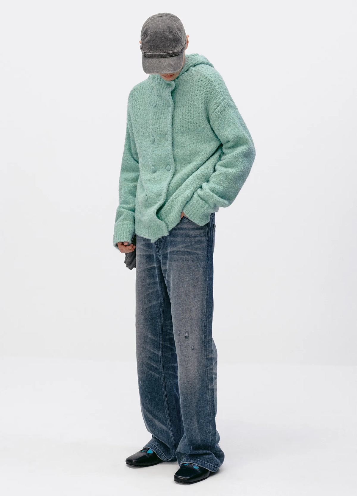 Double-Breasted Cardigan