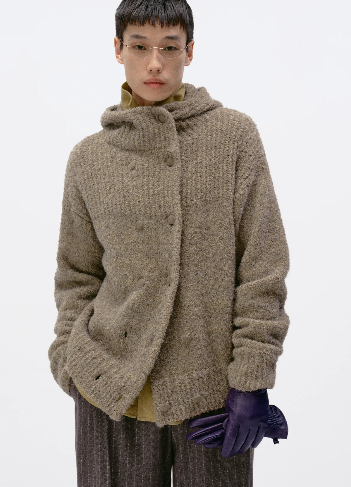 Double-Breasted Cardigan