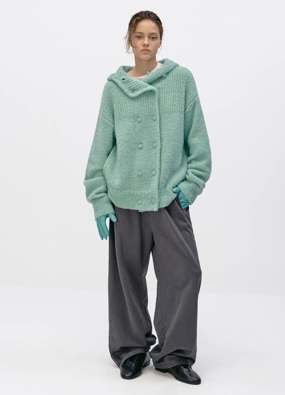 Double-Breasted Cardigan