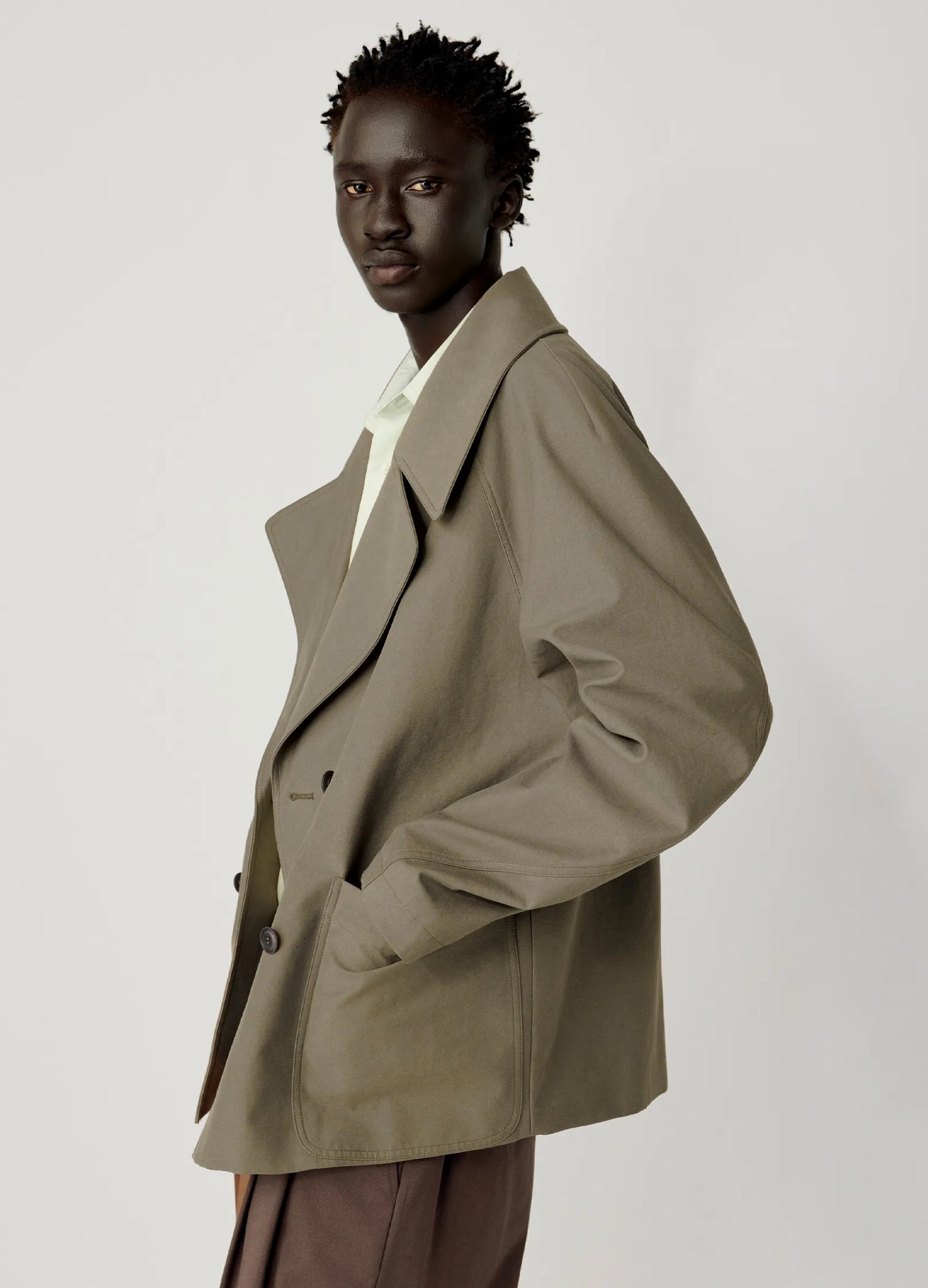 Double Breasted Lapel Jacket