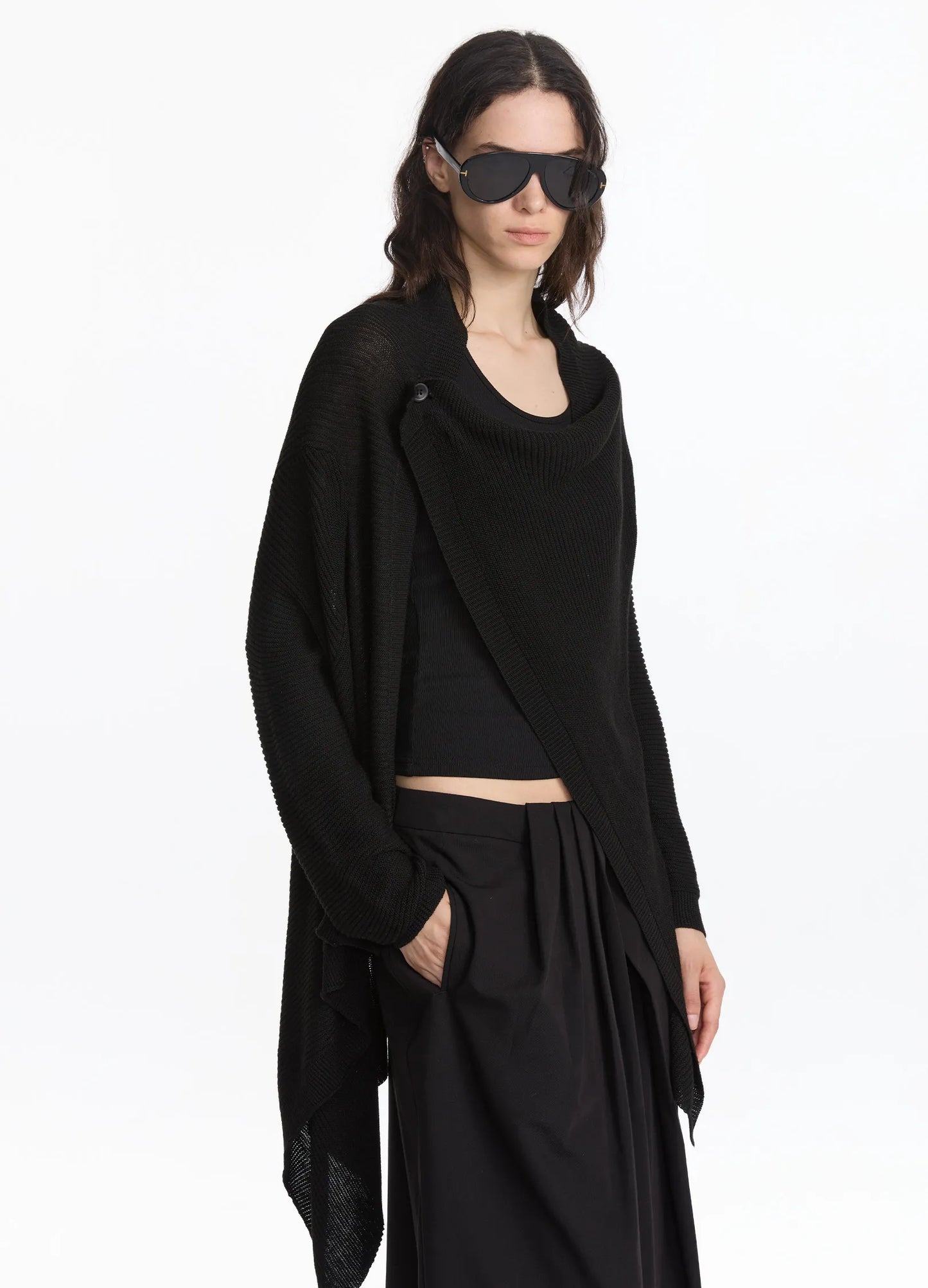 Drape Knit Cardigan