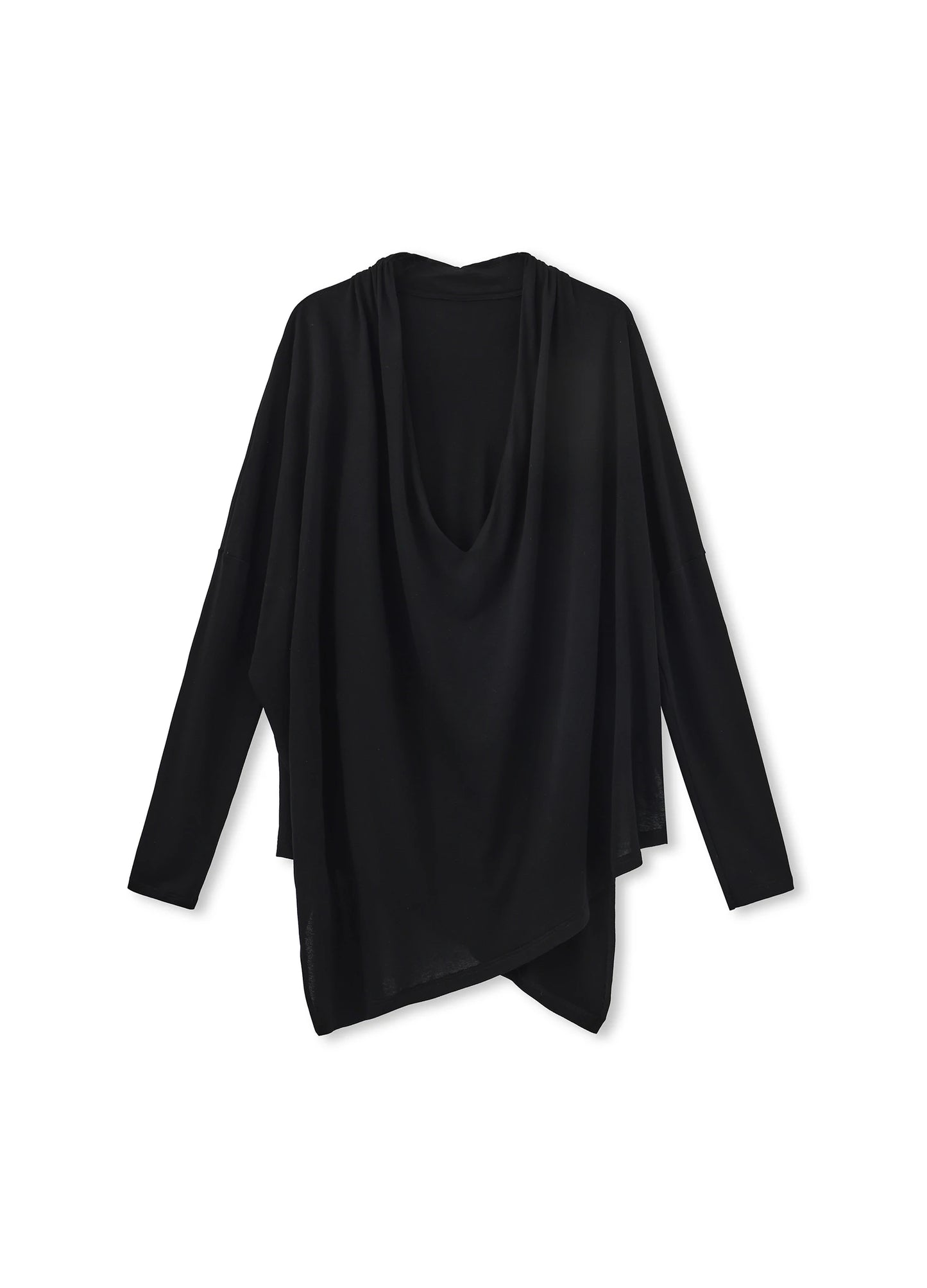 Draped Asymmetric Blouse